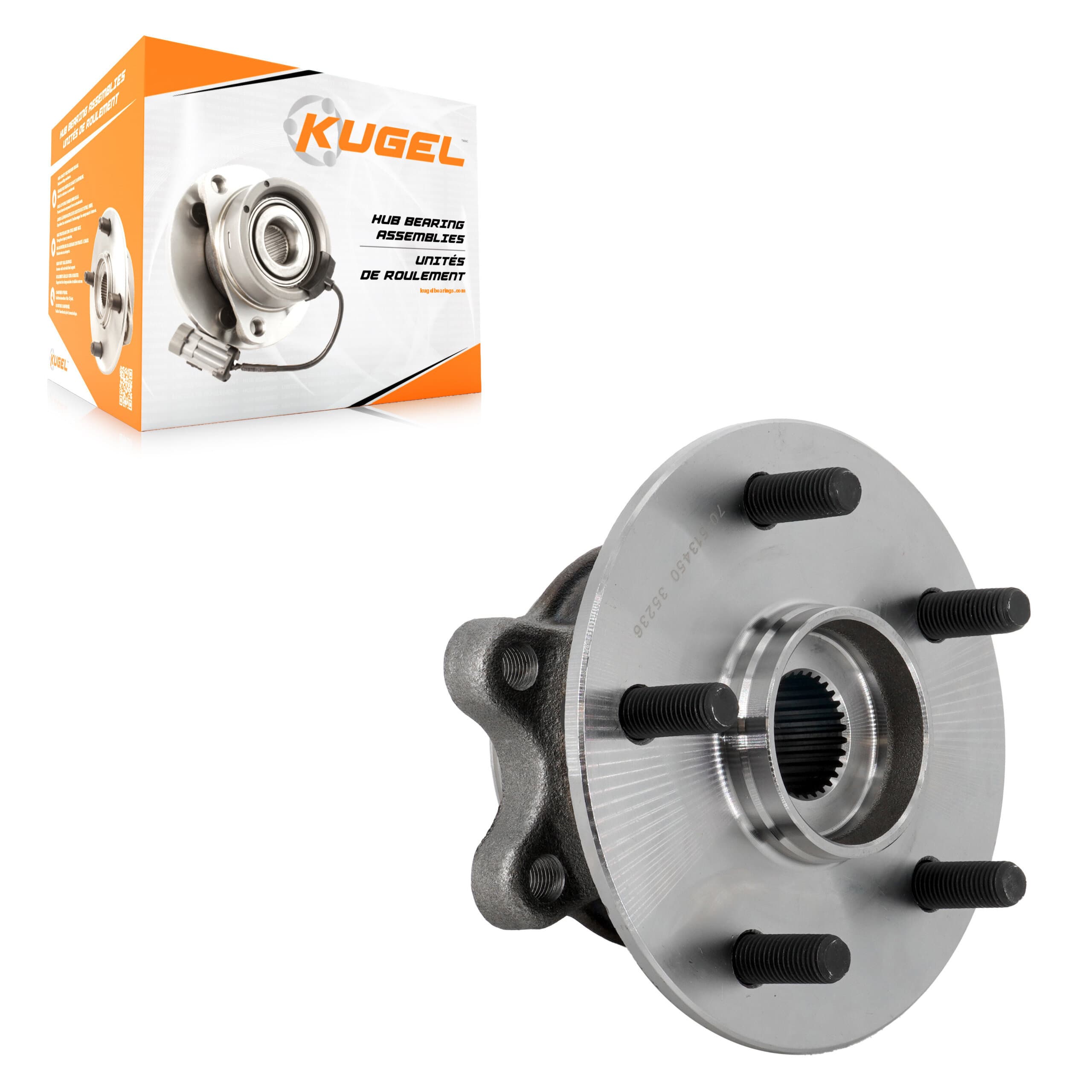 Kugel - 70-513450 - Front Wheel Bearing and Hub Assembly image 1