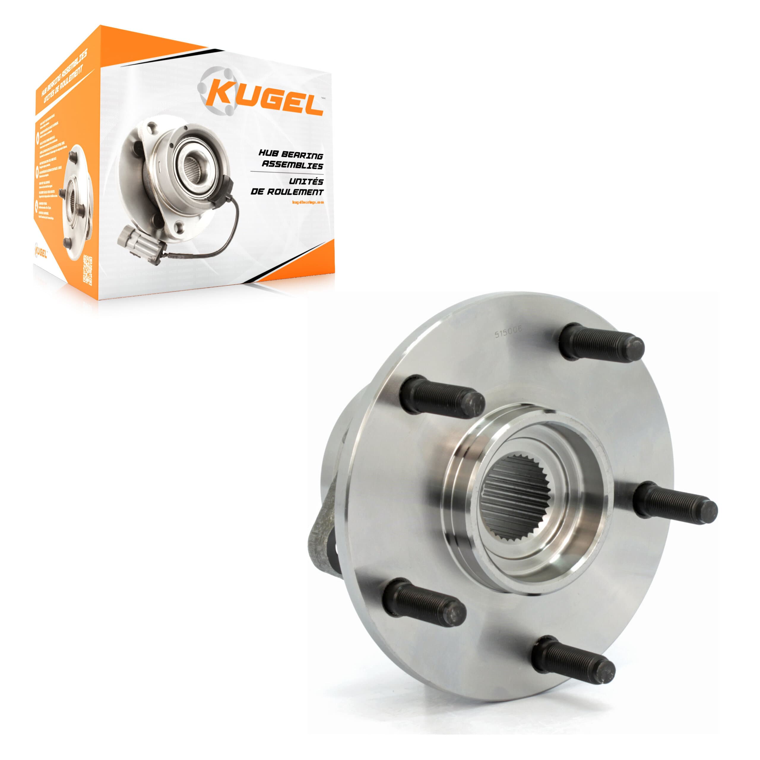 Kugel - 70-515006 - Front Wheel Bearing and Hub Assembly image 1
