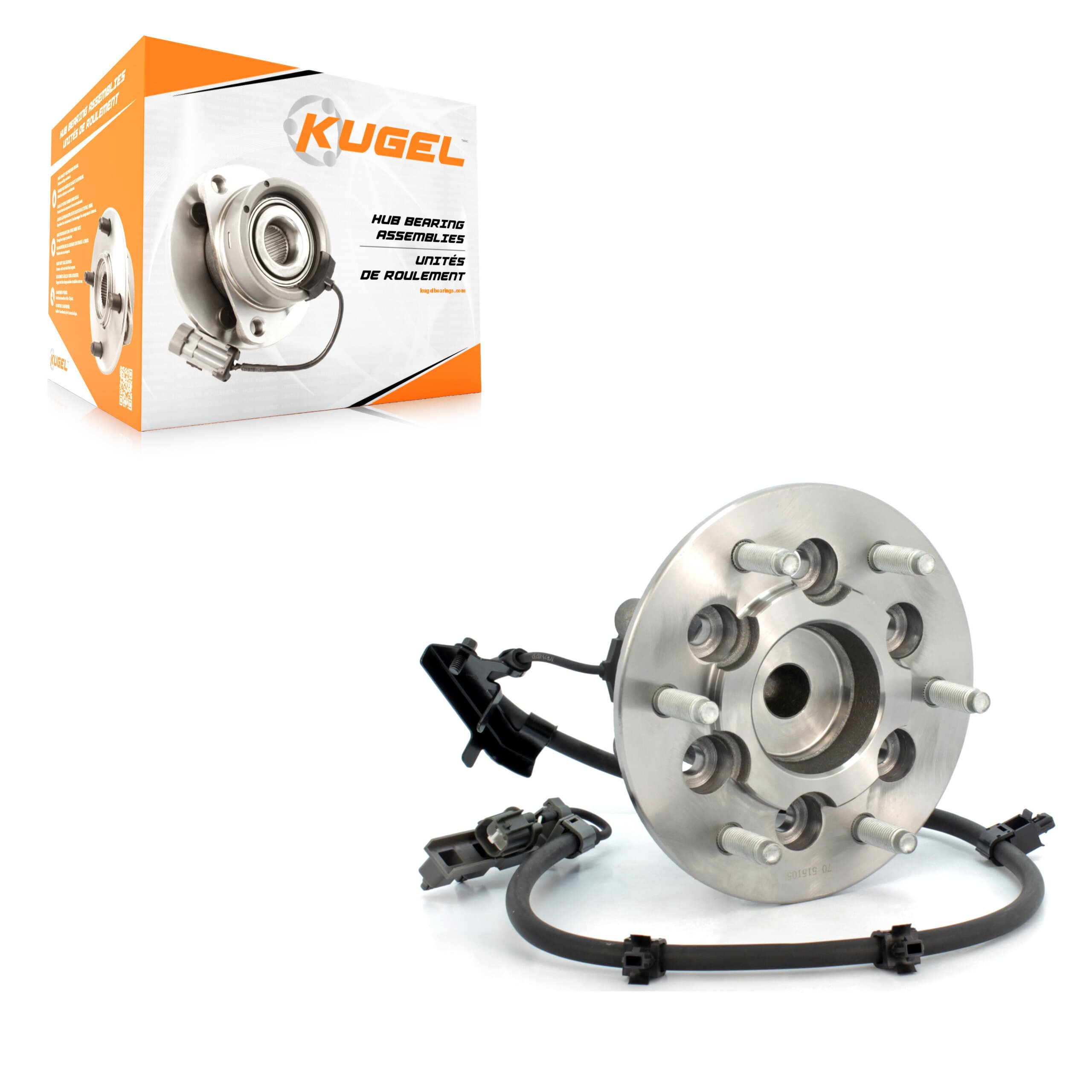 Kugel - 70-515105 - Front Right Wheel Bearing and Hub Assembly image 1
