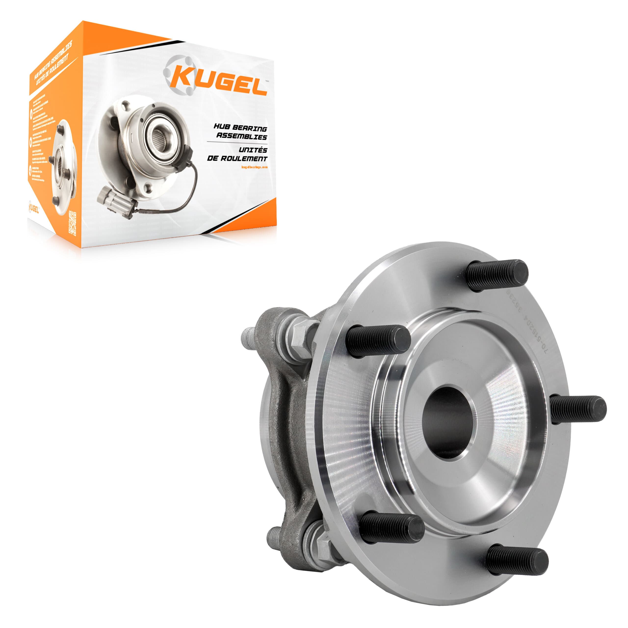 Kugel - 70-515204 - Front Wheel Bearing and Hub Assembly image 1