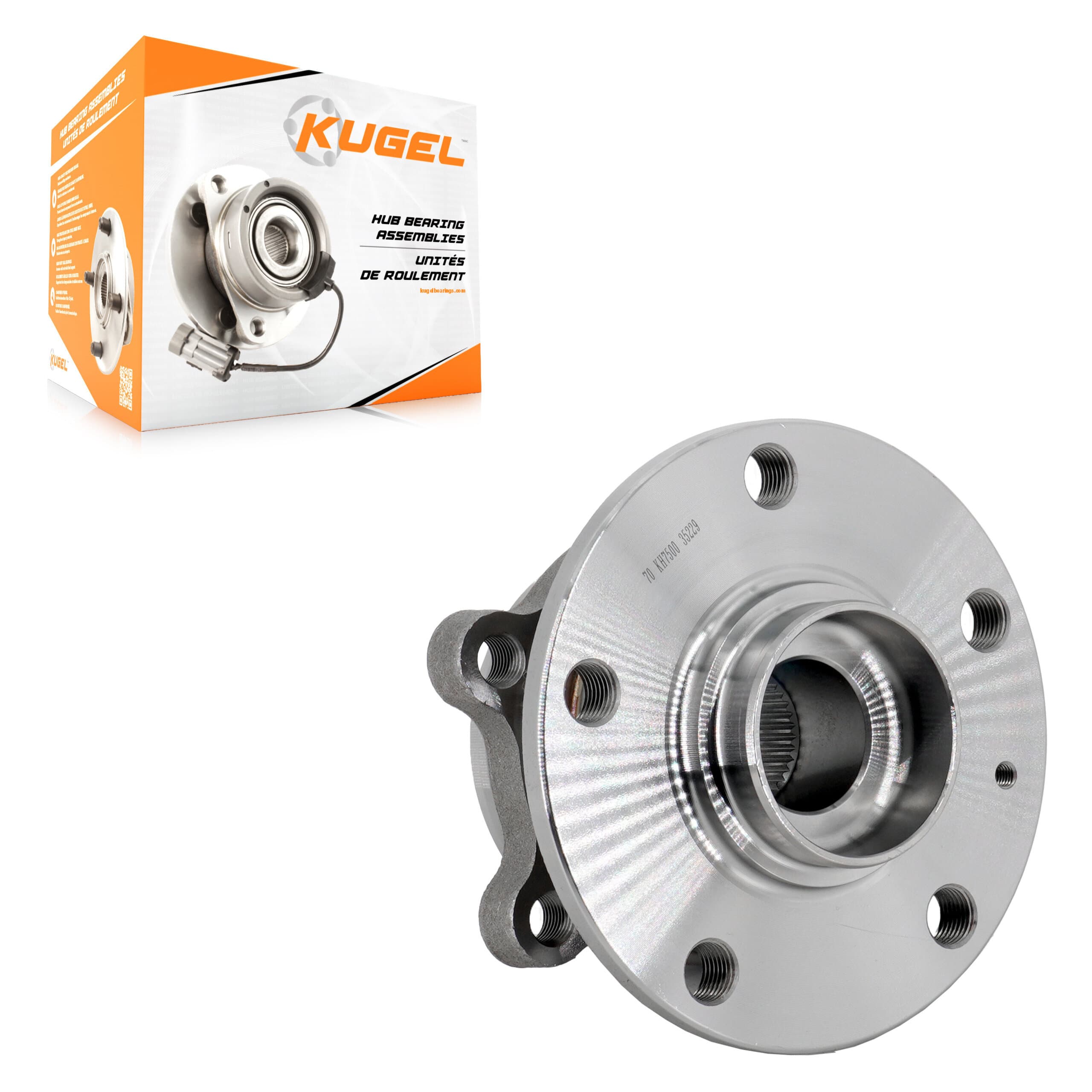Kugel - 70-KH7500 - Front Wheel Bearing and Hub Assembly image 1