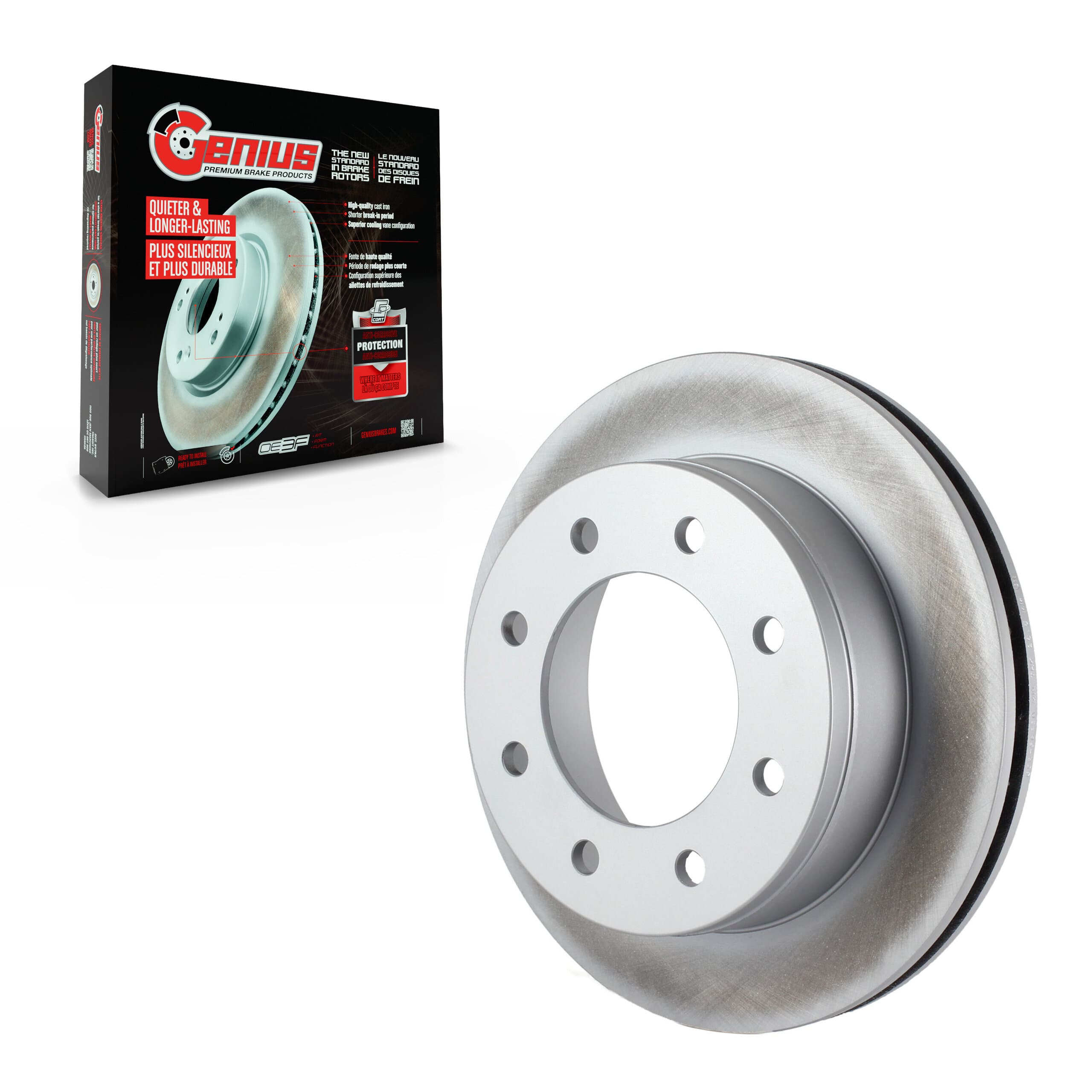 Genius - GCR-56830 - Rear Disc Brake Rotor image 1