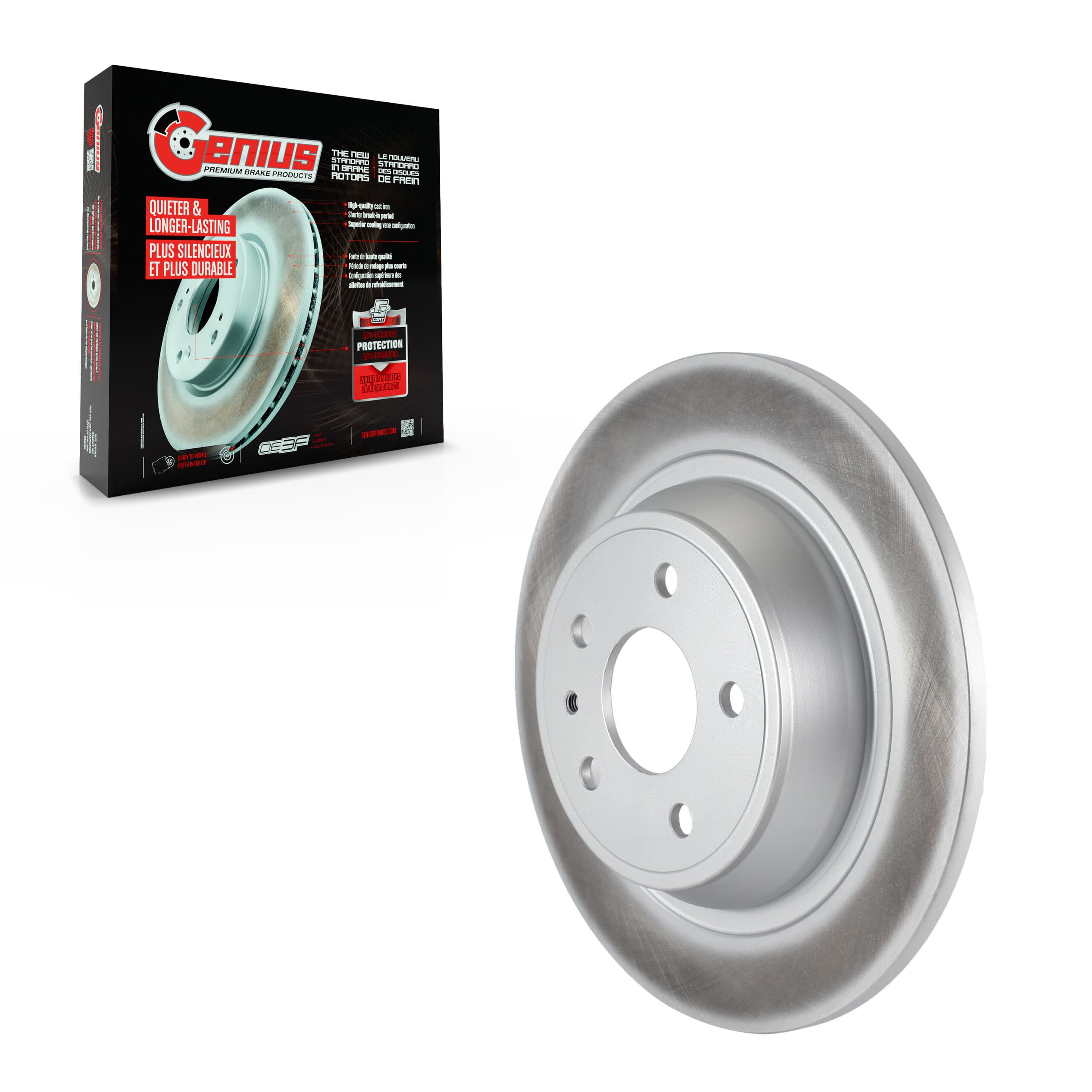 Genius - GCR-681012 - Rear Disc Brake Rotor image 1