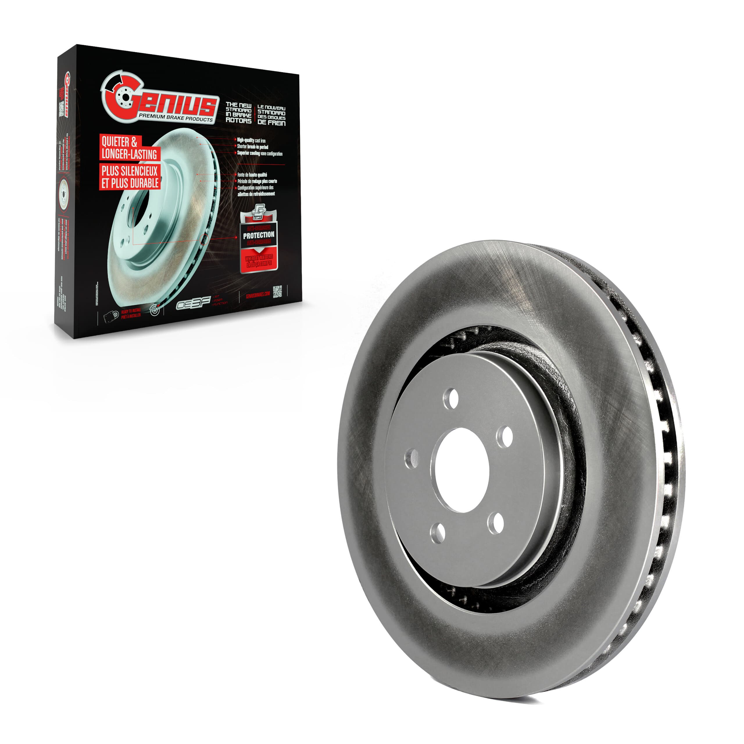 Genius - GCR-681995 - Front Disc Brake Rotor image 1