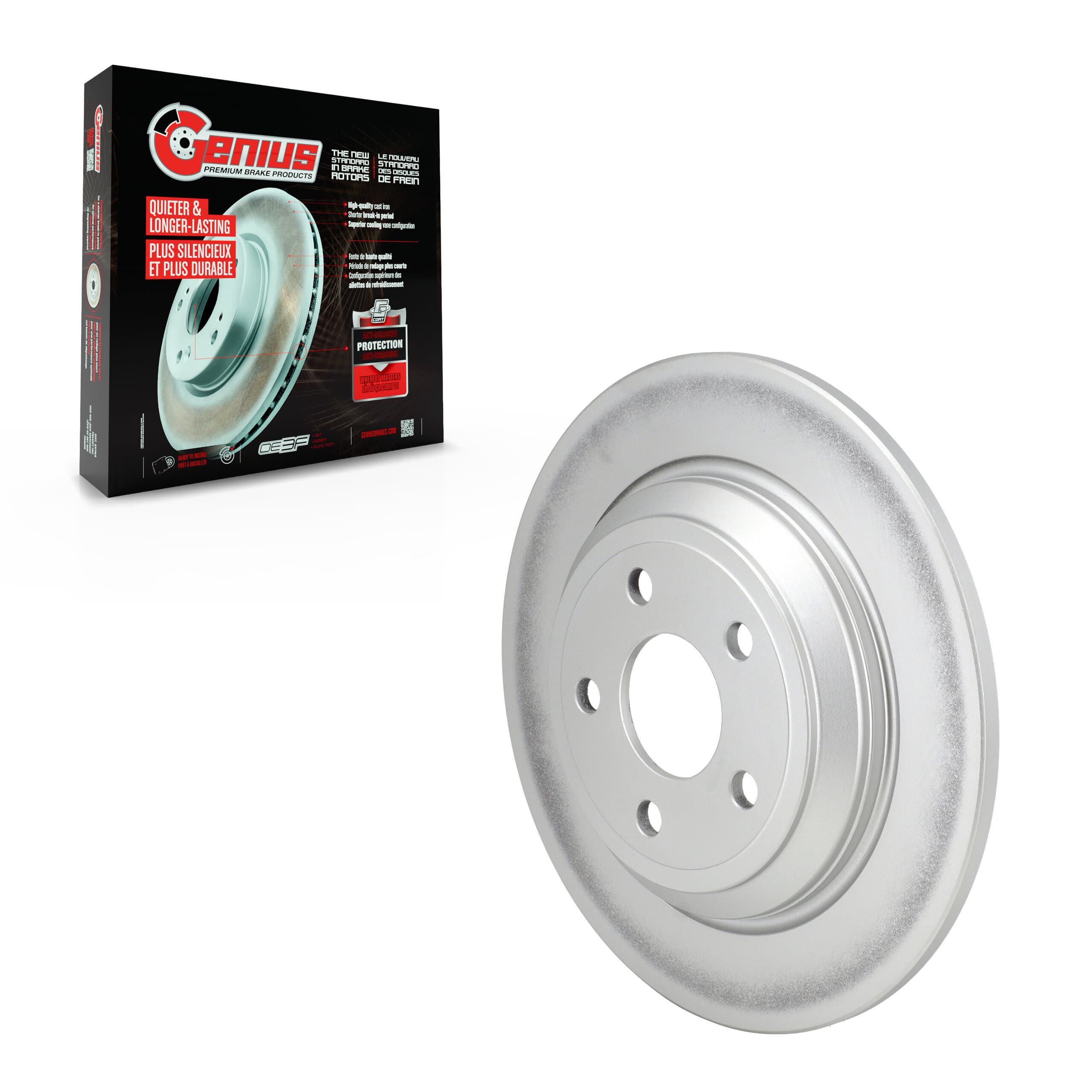 Genius - GCR-682085 - Rear Disc Brake Rotor image 1