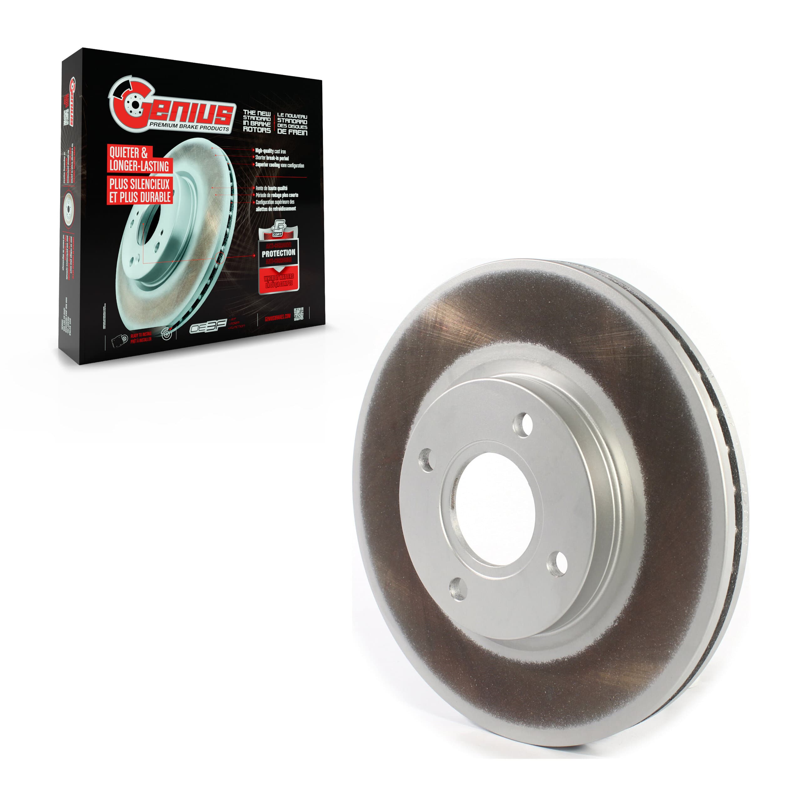 Genius - GCR-682197 - Front Disc Brake Rotor image 1
