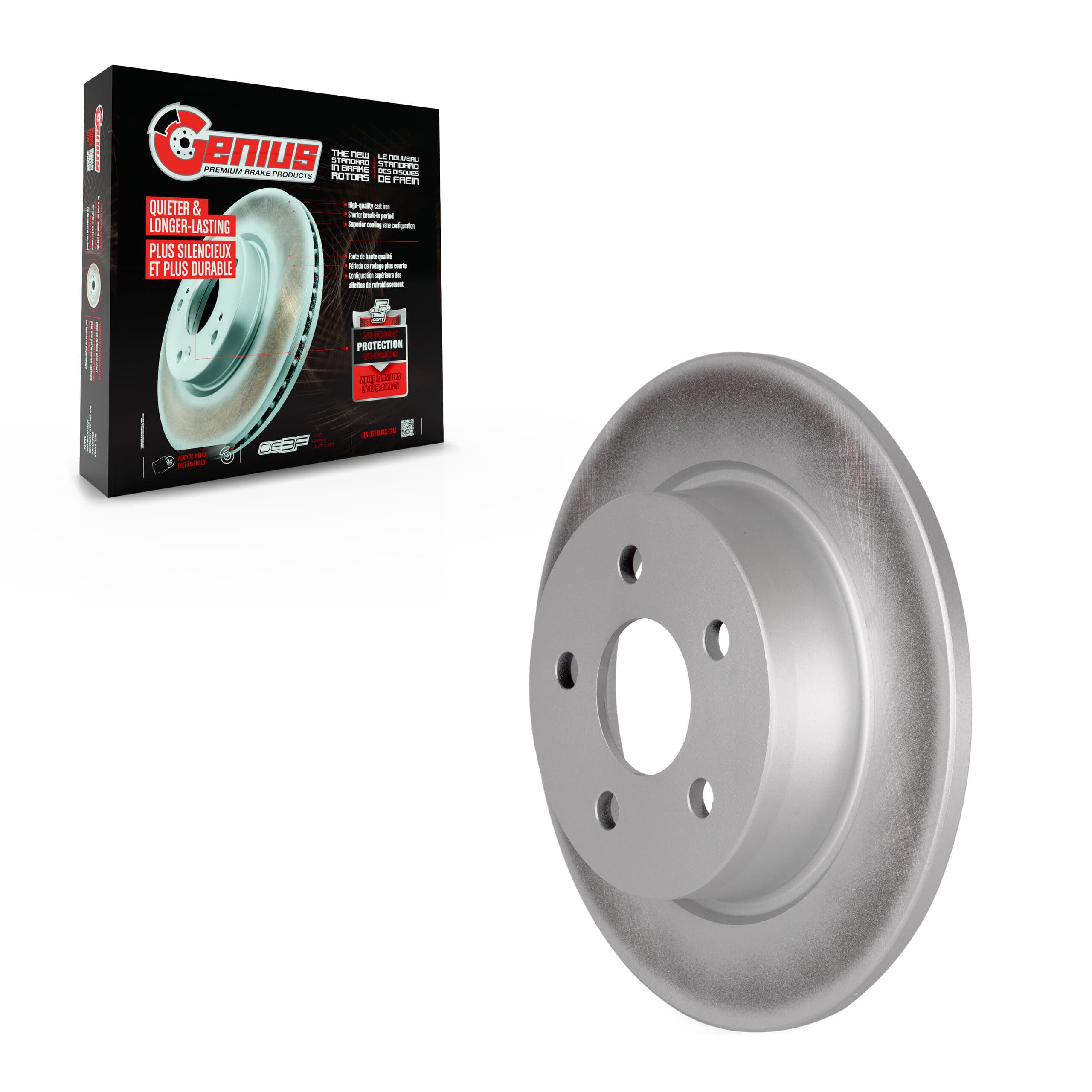 Genius - GCR-682502 - Rear Disc Brake Rotor image 1