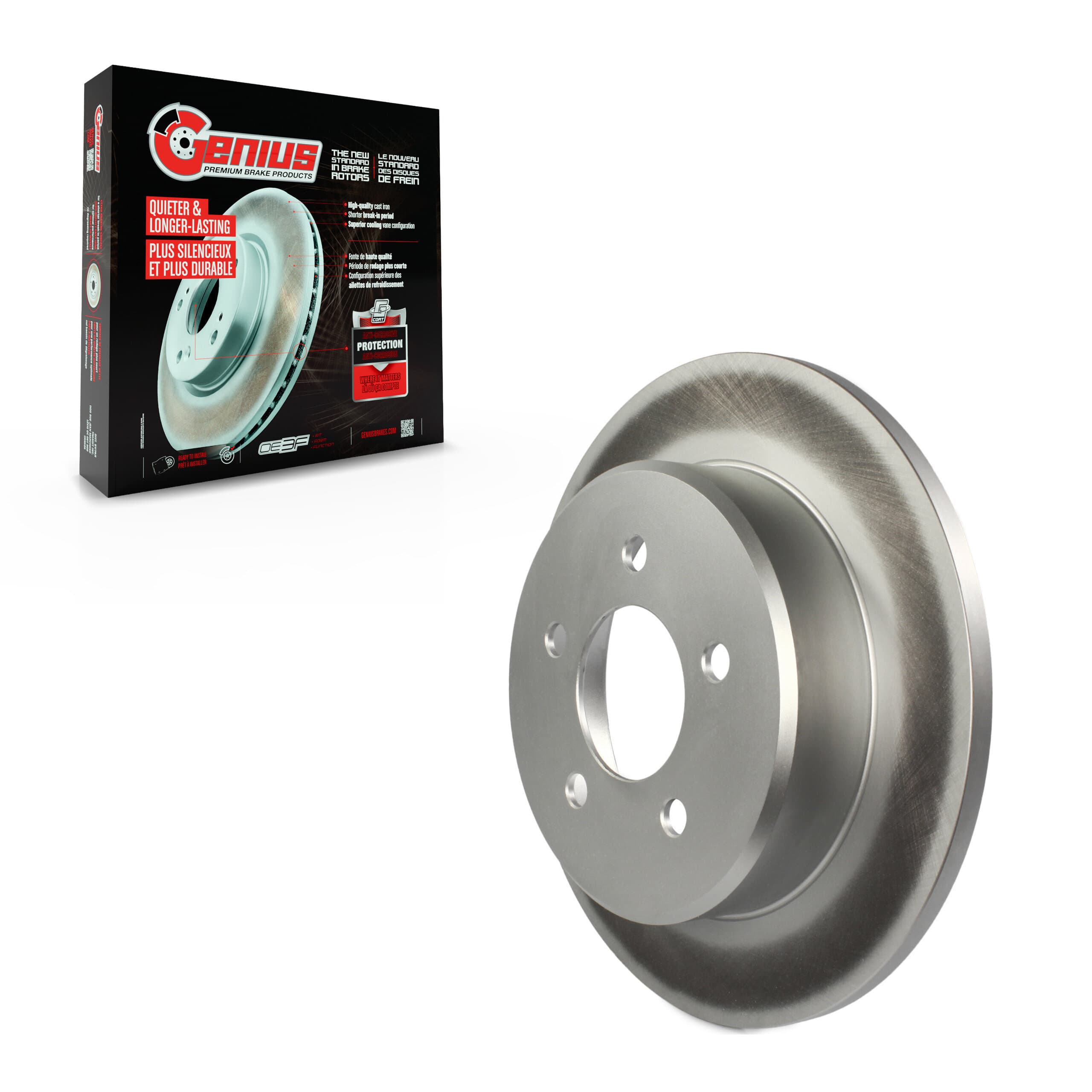 Genius - GCR-76650 - Rear Disc Brake Rotor image 1