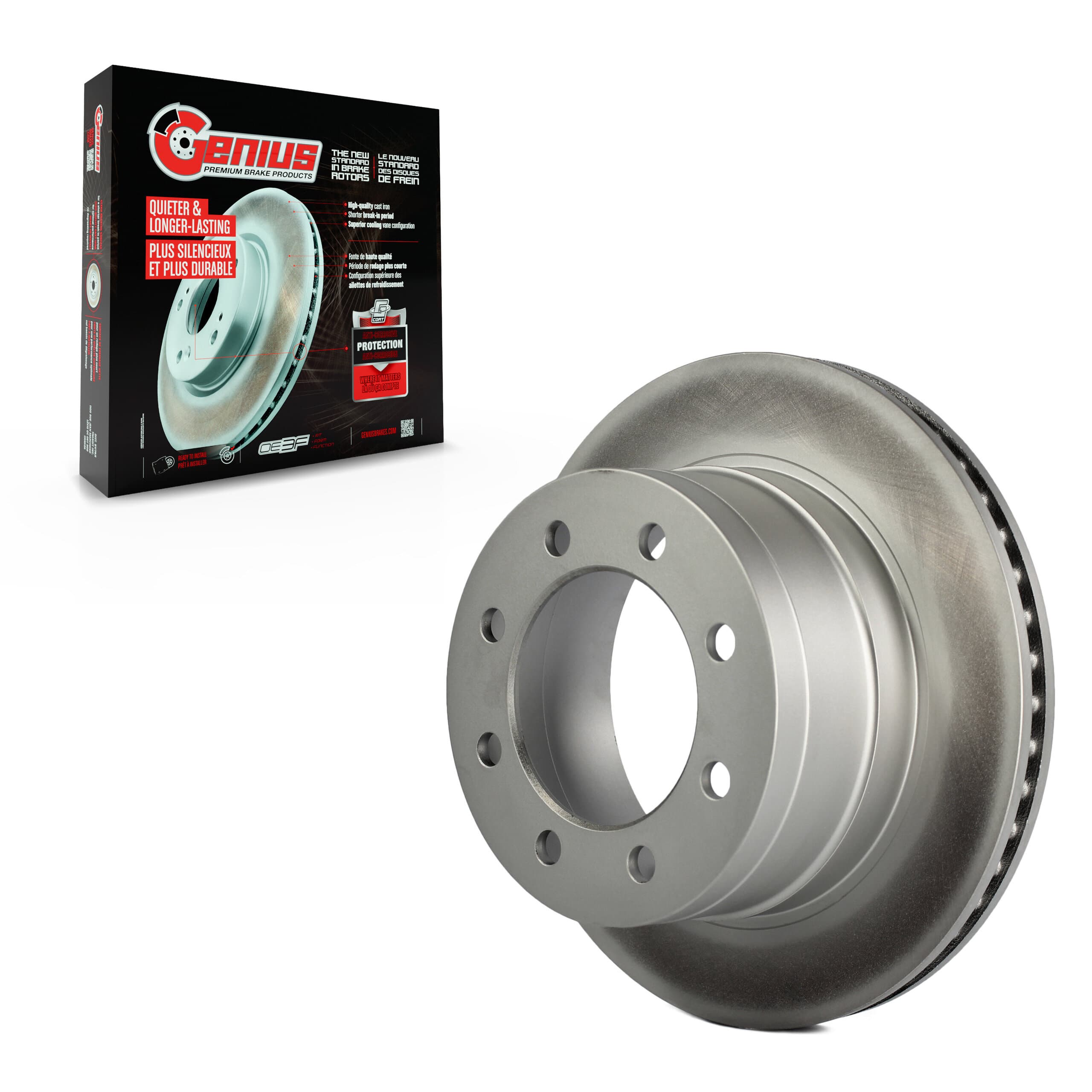 Genius - GCR-780139 - Rear Disc Brake Rotor image 1