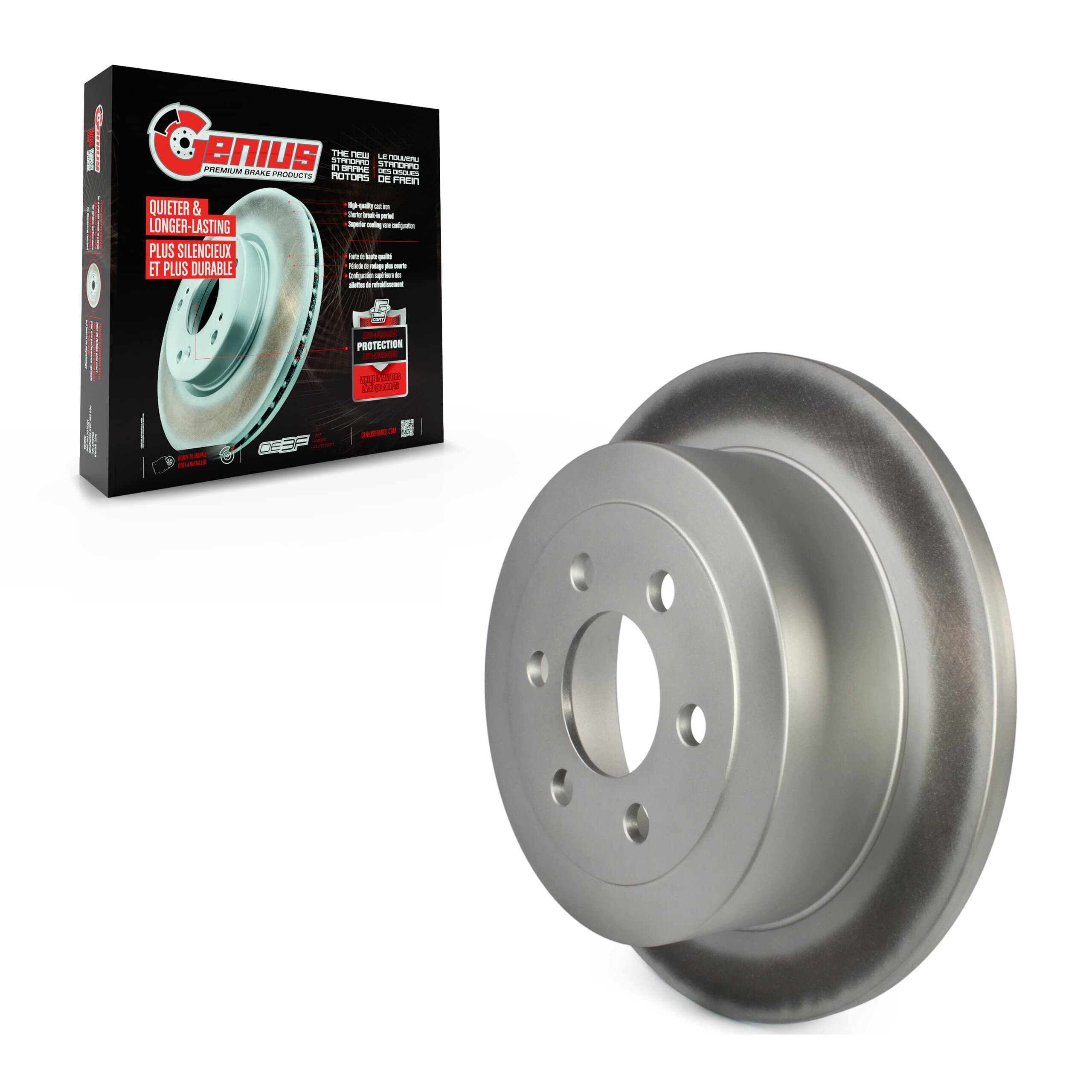 Genius - GCR-780144 - Rear Disc Brake Rotor image 1