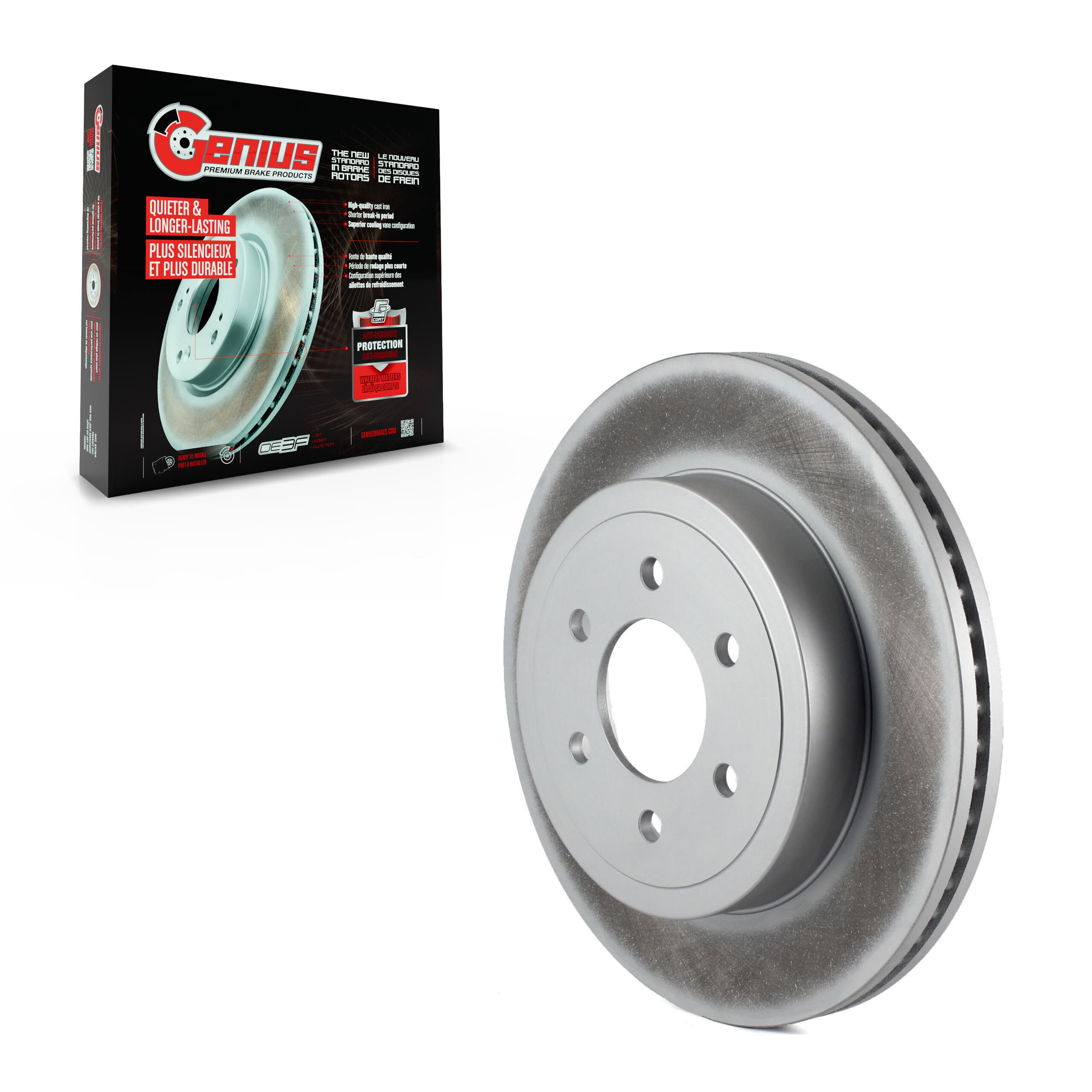 Genius - GCR-780145 - Front Disc Brake Rotor image 1