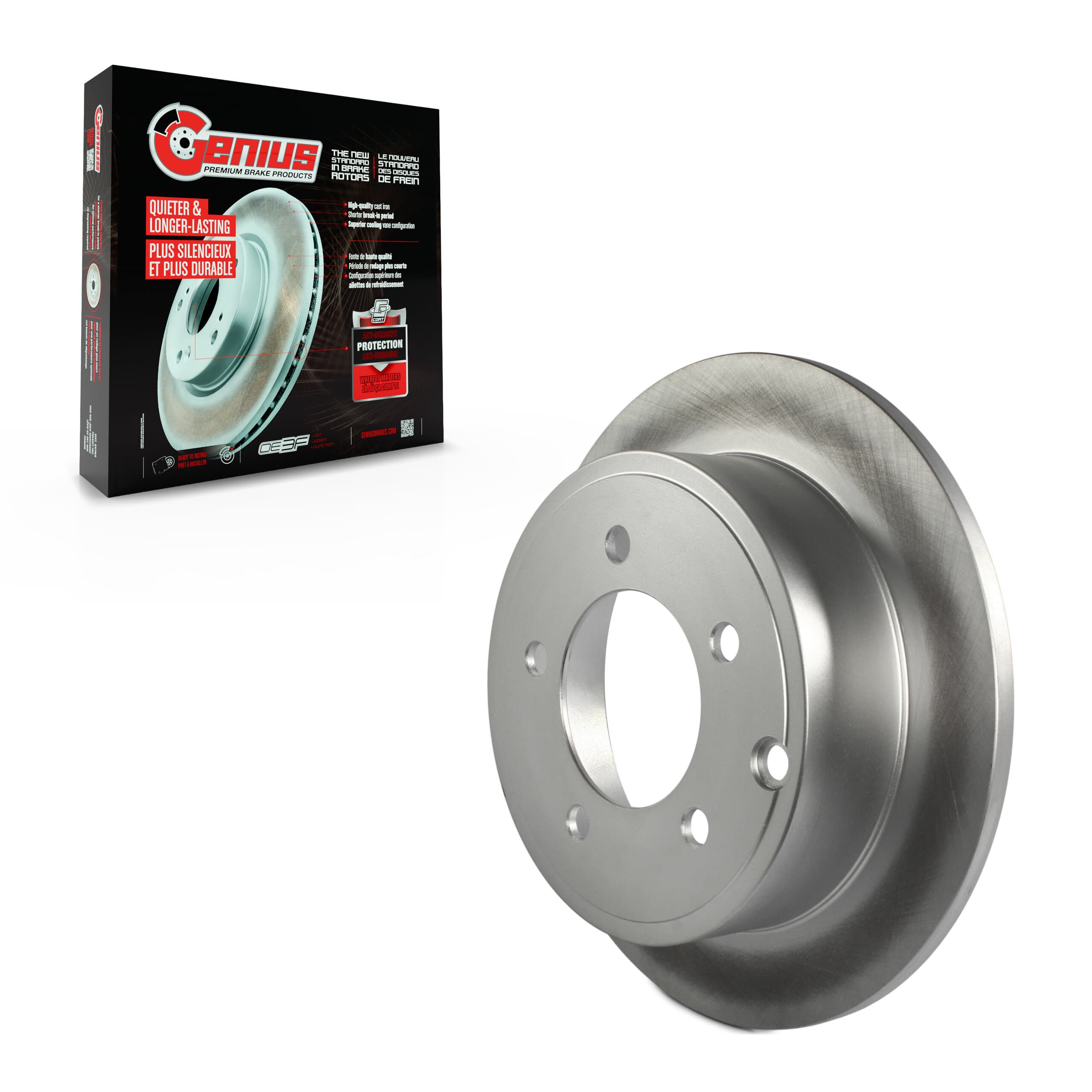 Genius - GCR-780457 - Rear Disc Brake Rotor image 1