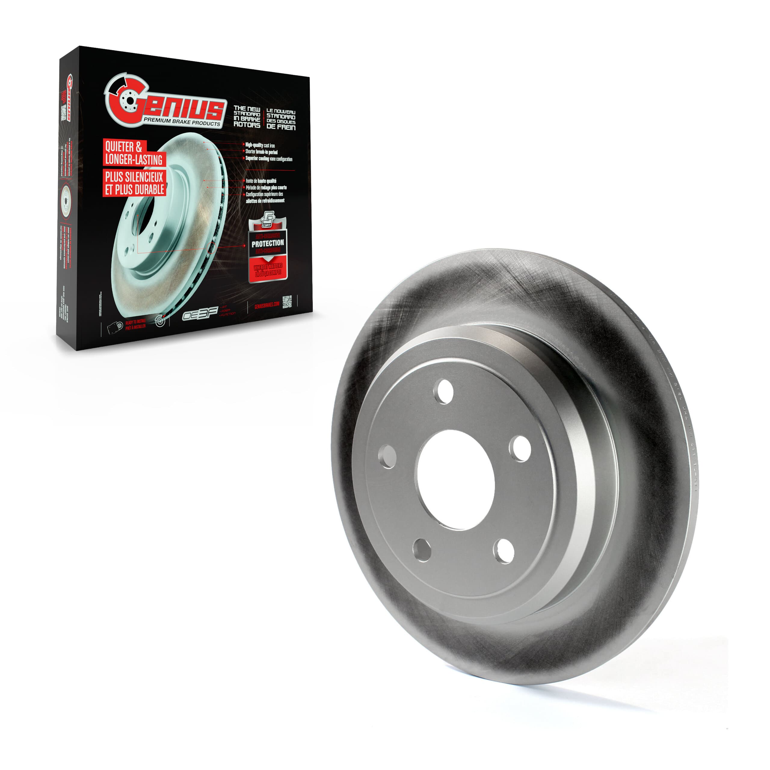 Genius - GCR-780867 - Rear Disc Brake Rotor image 1