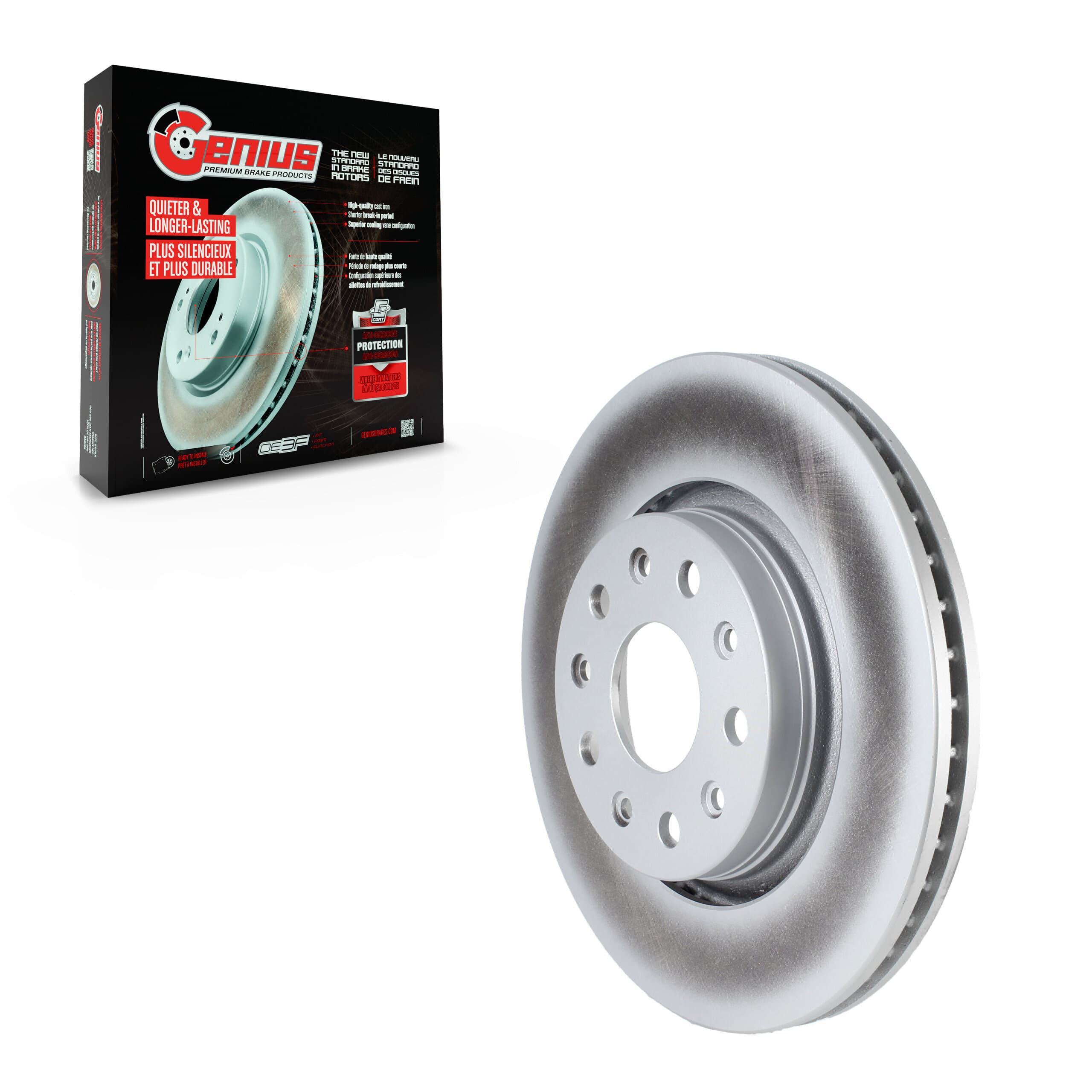 Genius - GCR-782319 - Front Disc Brake Rotor image 1