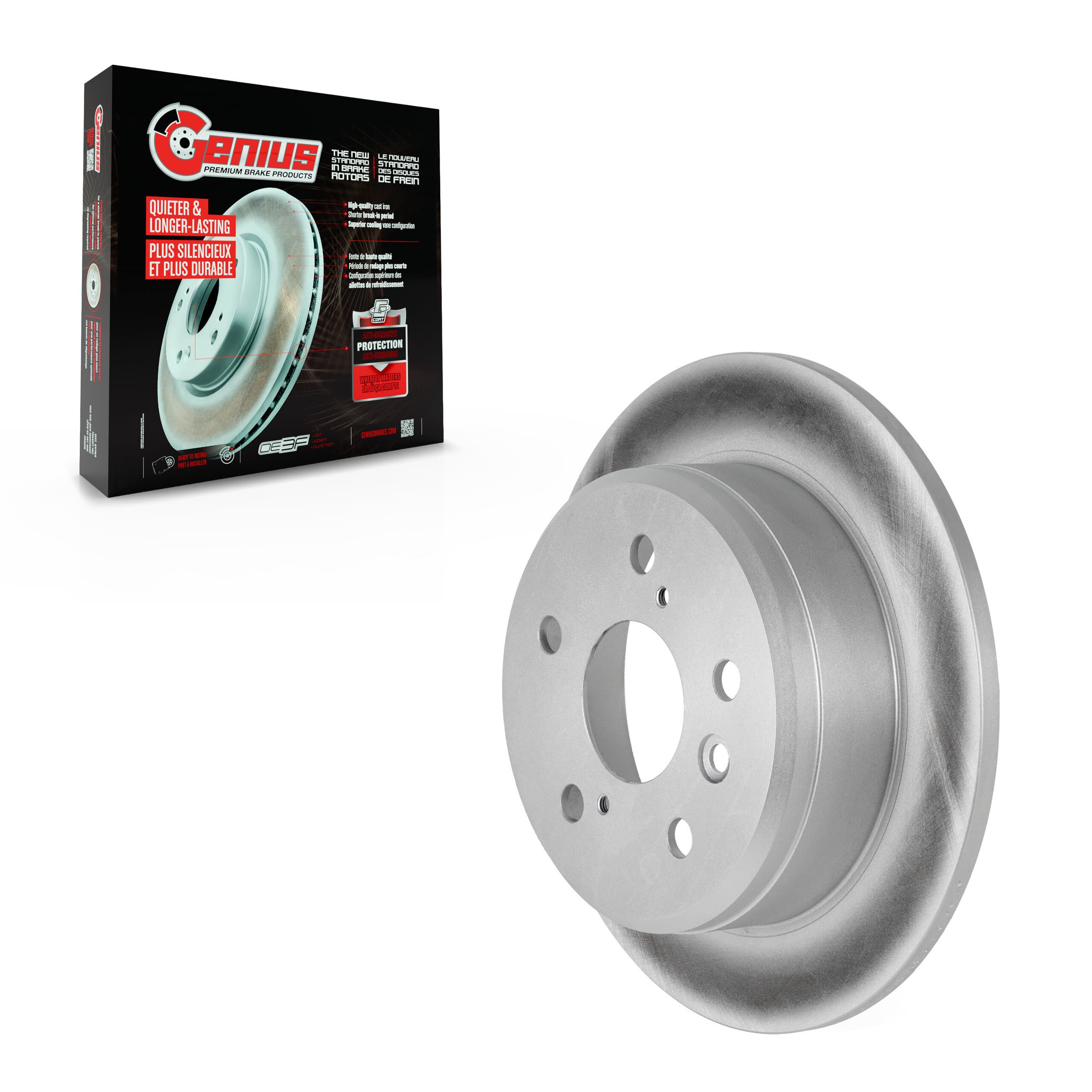 Genius - GCR-96216 - Rear Disc Brake Rotor image 1