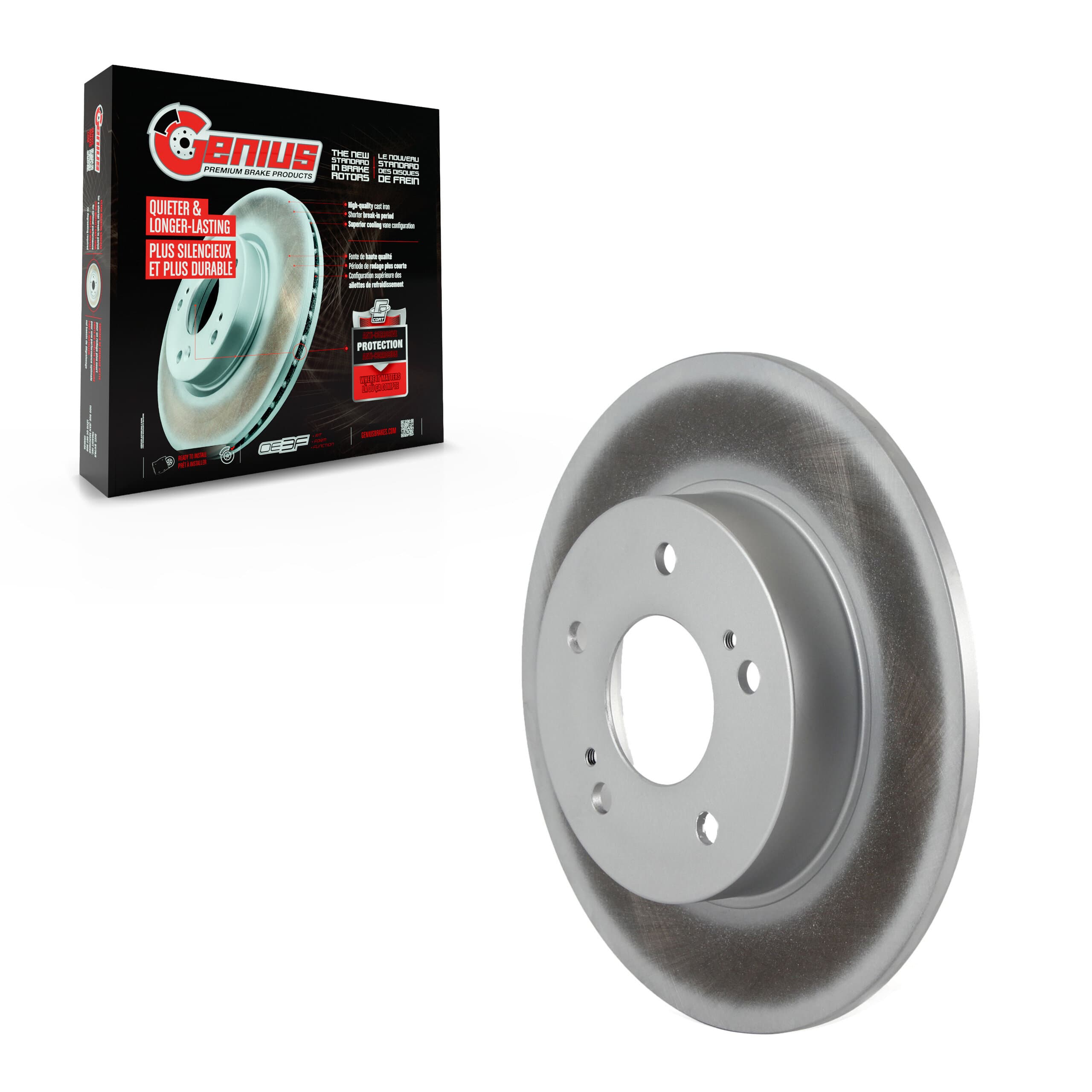 Genius - GCR-96511 - Rear Disc Brake Rotor image 1