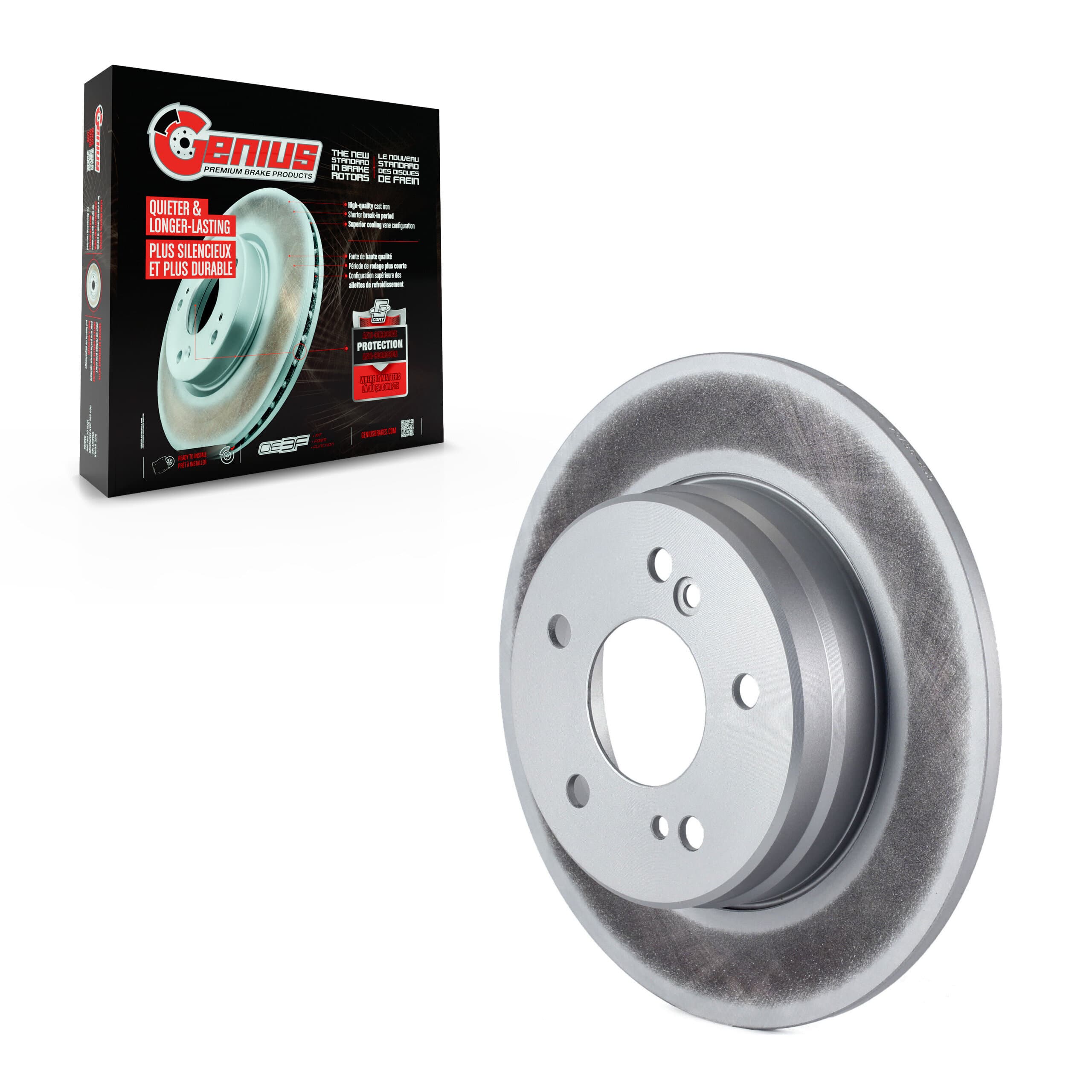Genius - GCR-96764 - Rear Disc Brake Rotor image 1
