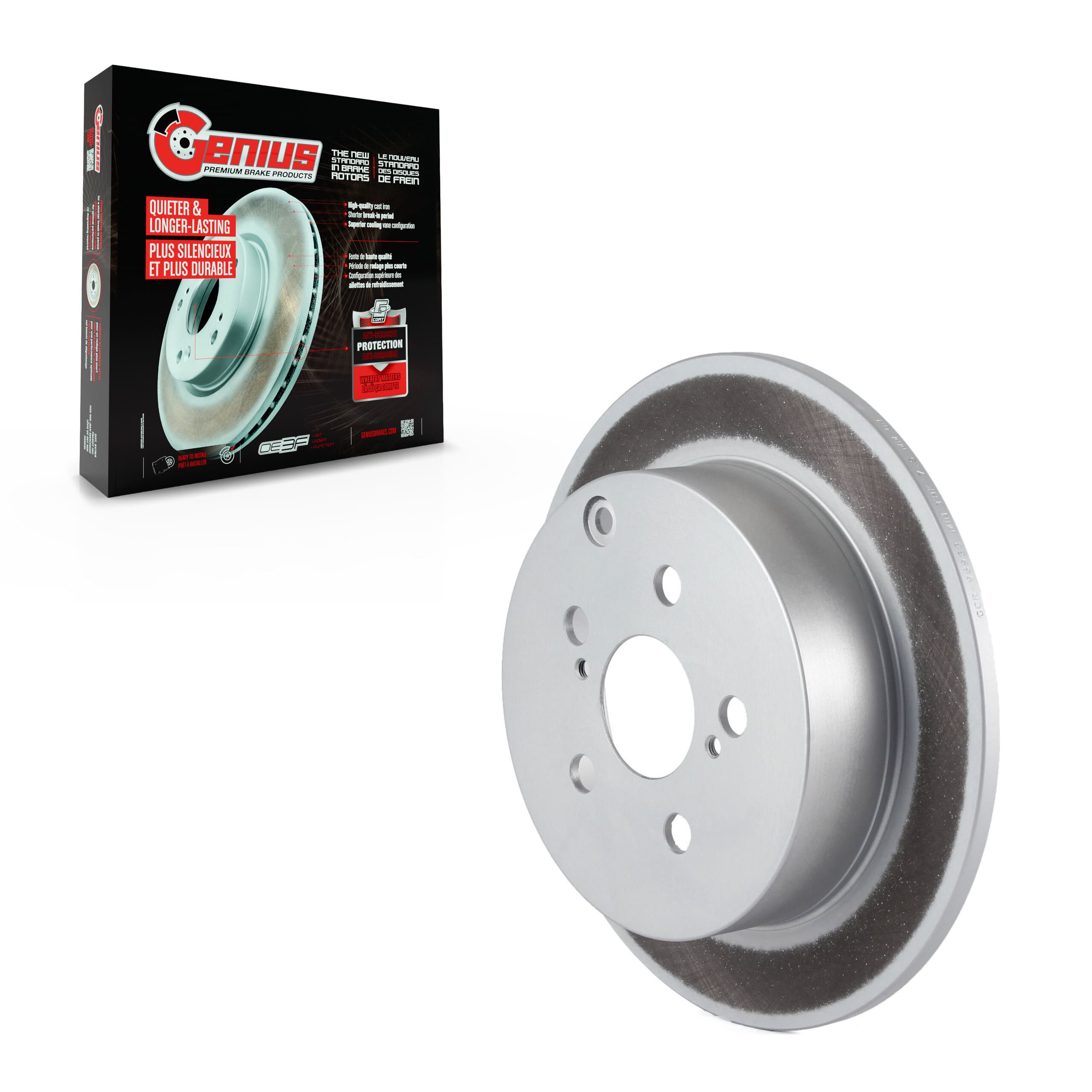 Genius - GCR-96933 - Rear Disc Brake Rotor image 1