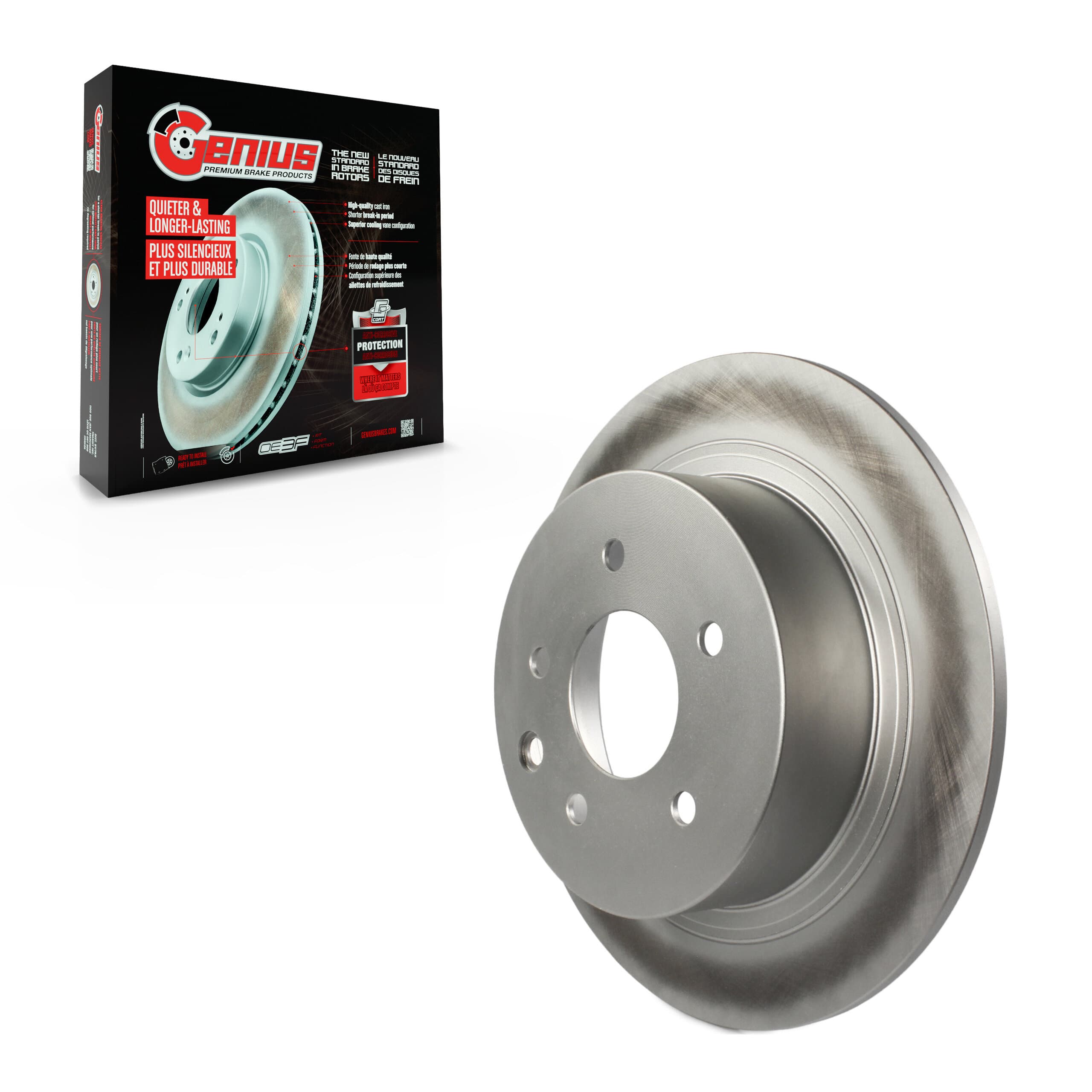 Genius - GCR-980070 - Rear Disc Brake Rotor image 1