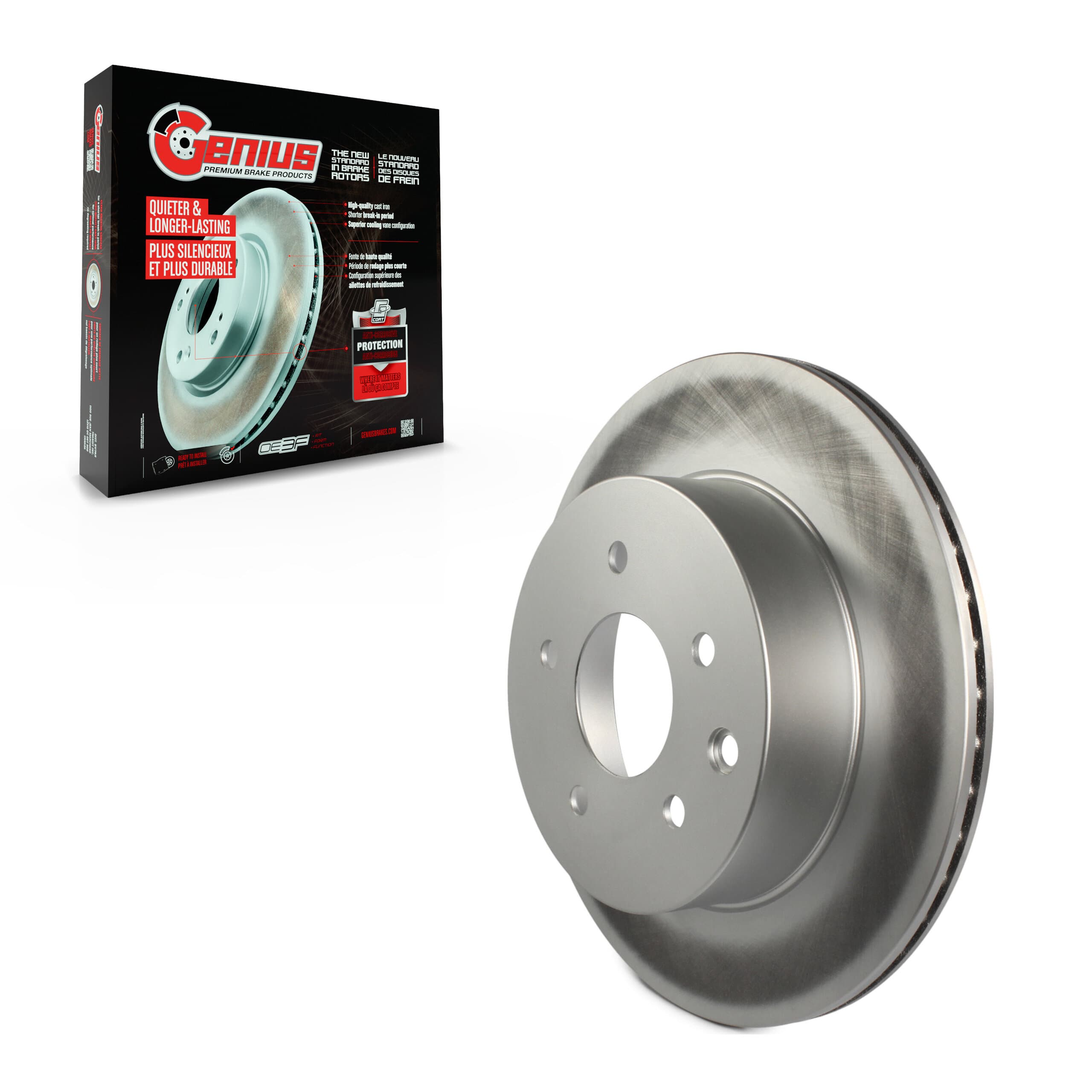 Genius - GCR-980113 - Rear Disc Brake Rotor image 1