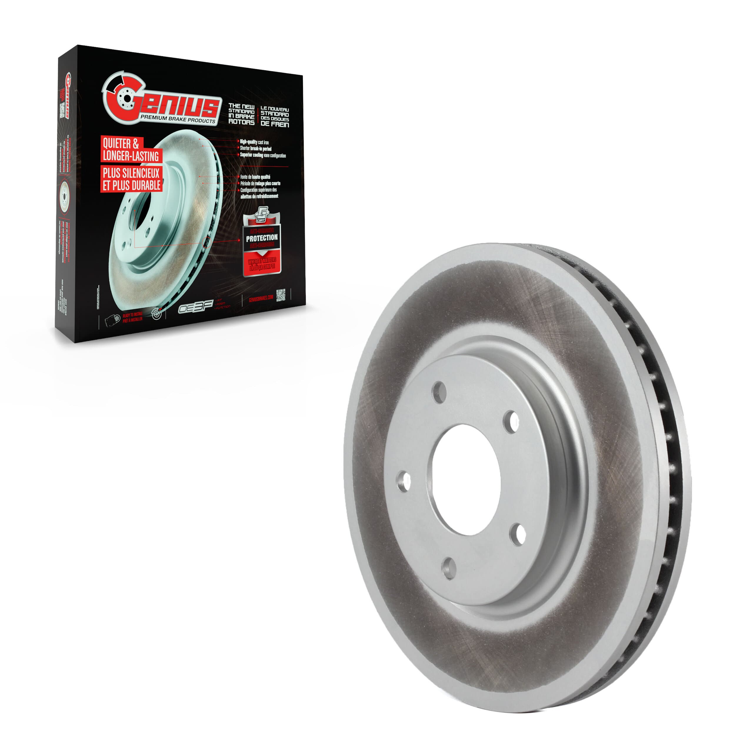Genius - GCR-980116 - Front Disc Brake Rotor image 1