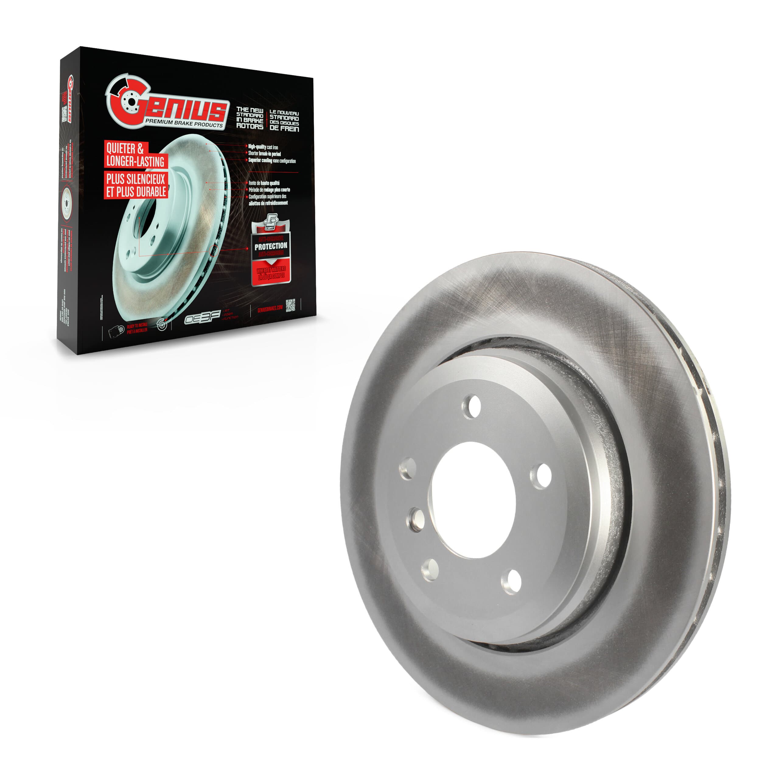 Genius - GCR-980126 - Rear Disc Brake Rotor image 1