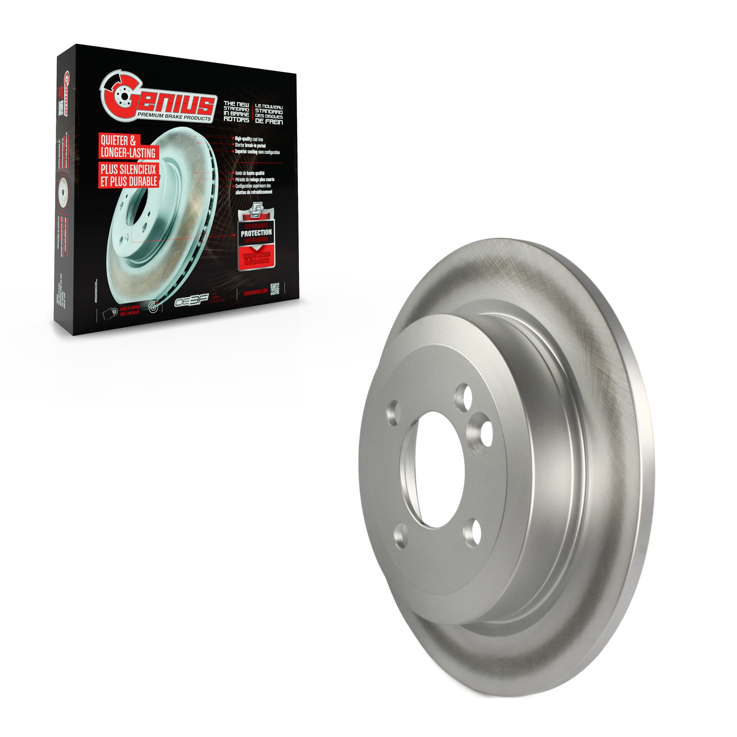 Genius - GCR-980154 - Rear Disc Brake Rotor image 1