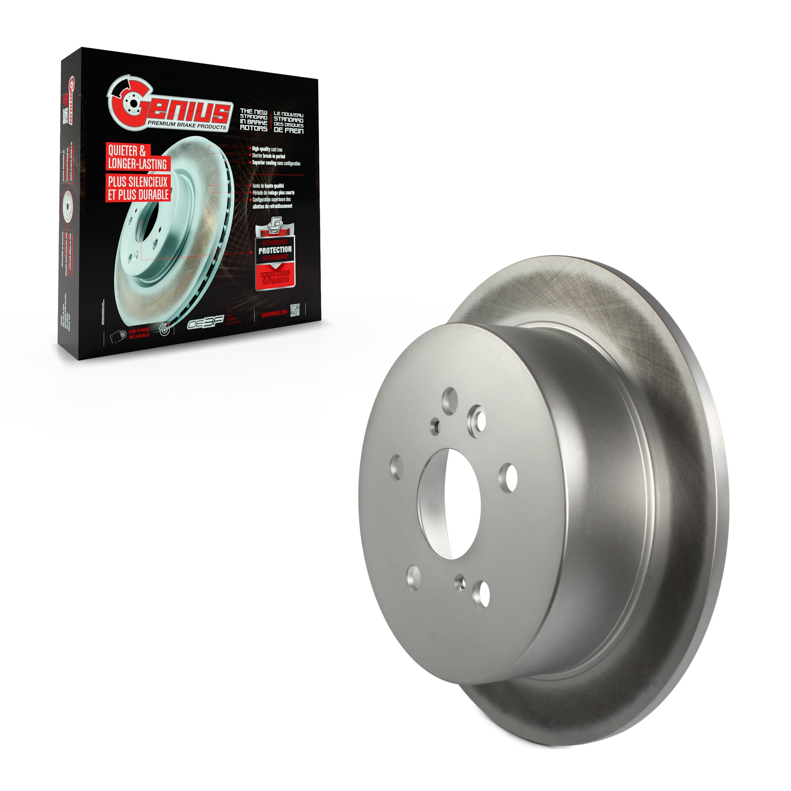 Genius - GCR-980211 - Rear Disc Brake Rotor image 1