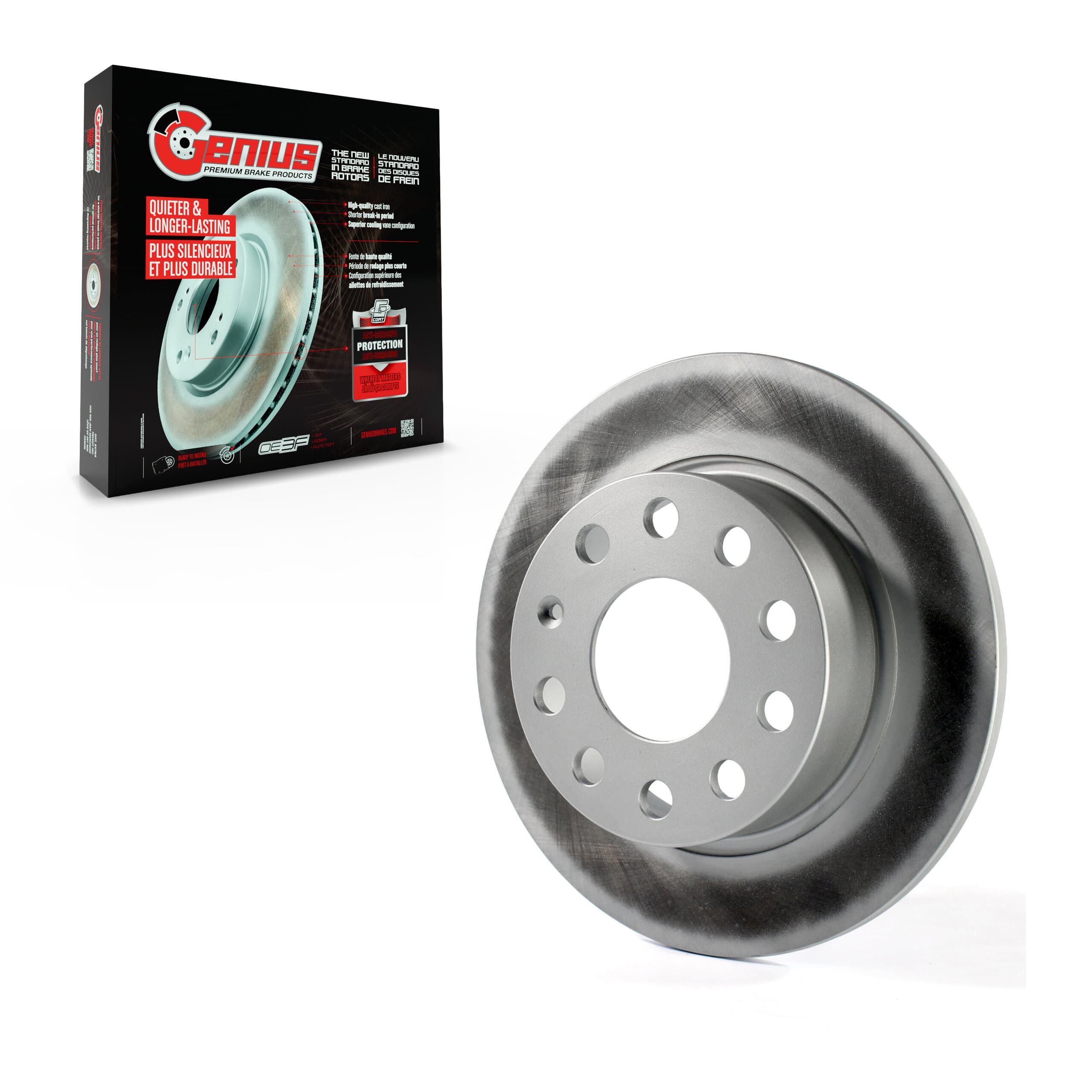 Genius - GCR-980874 - Rear Disc Brake Rotor image 1