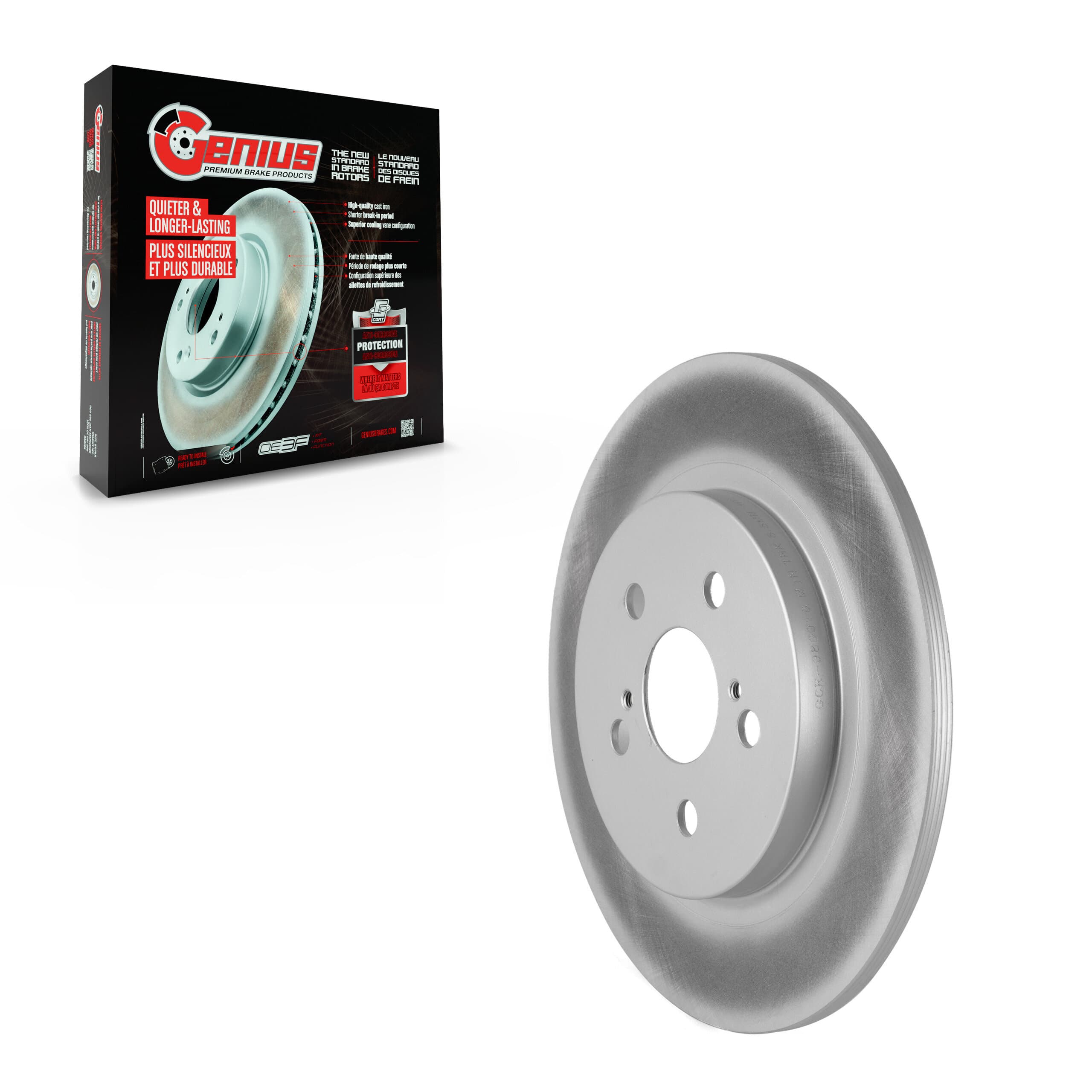 Genius - GCR-980916 - Rear Disc Brake Rotor image 1
