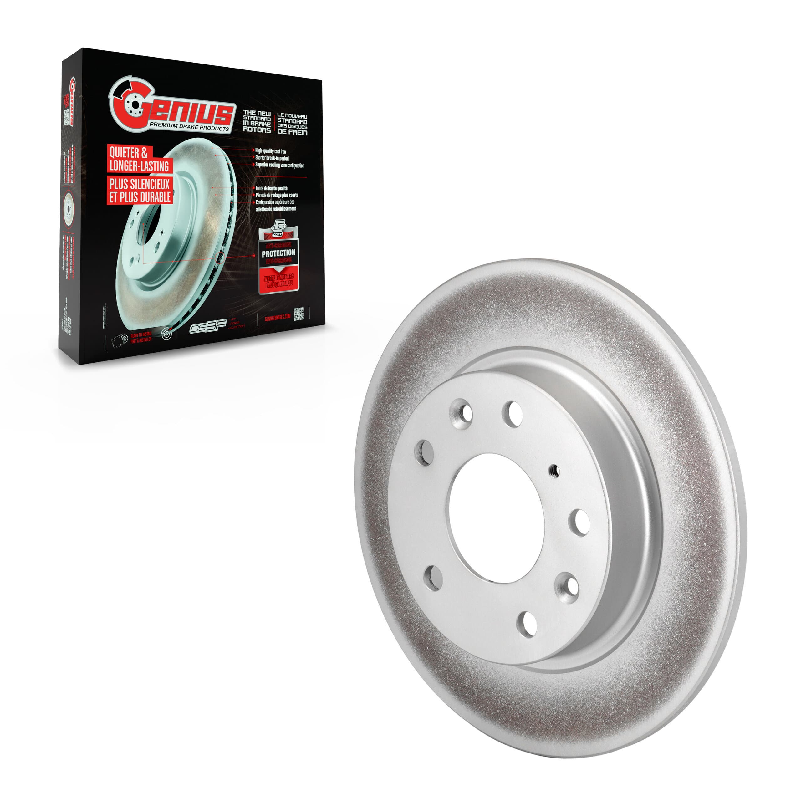 Genius - GCR-981500 - Rear Disc Brake Rotor image 1