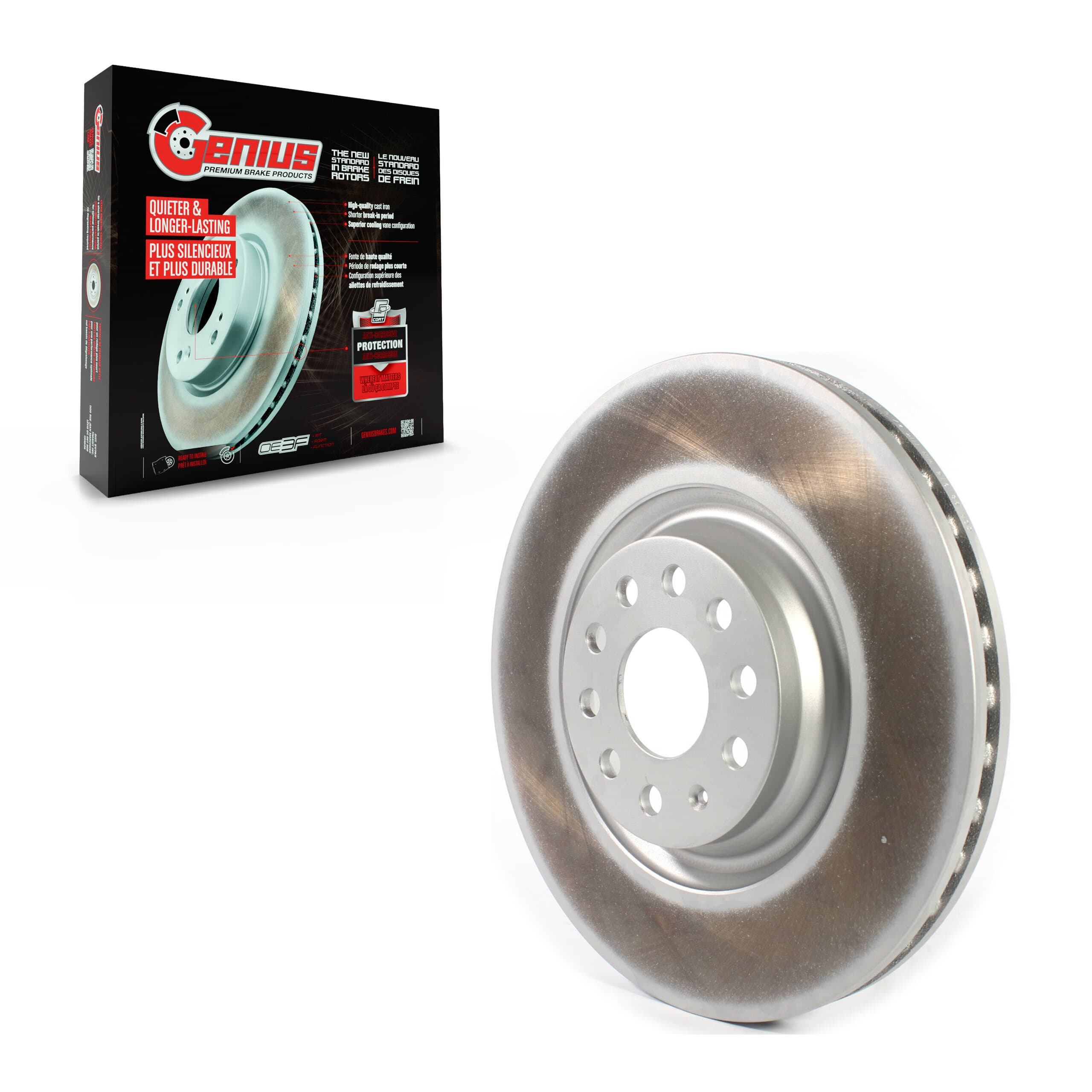 Genius - GCR-981914 - Front Disc Brake Rotor image 1