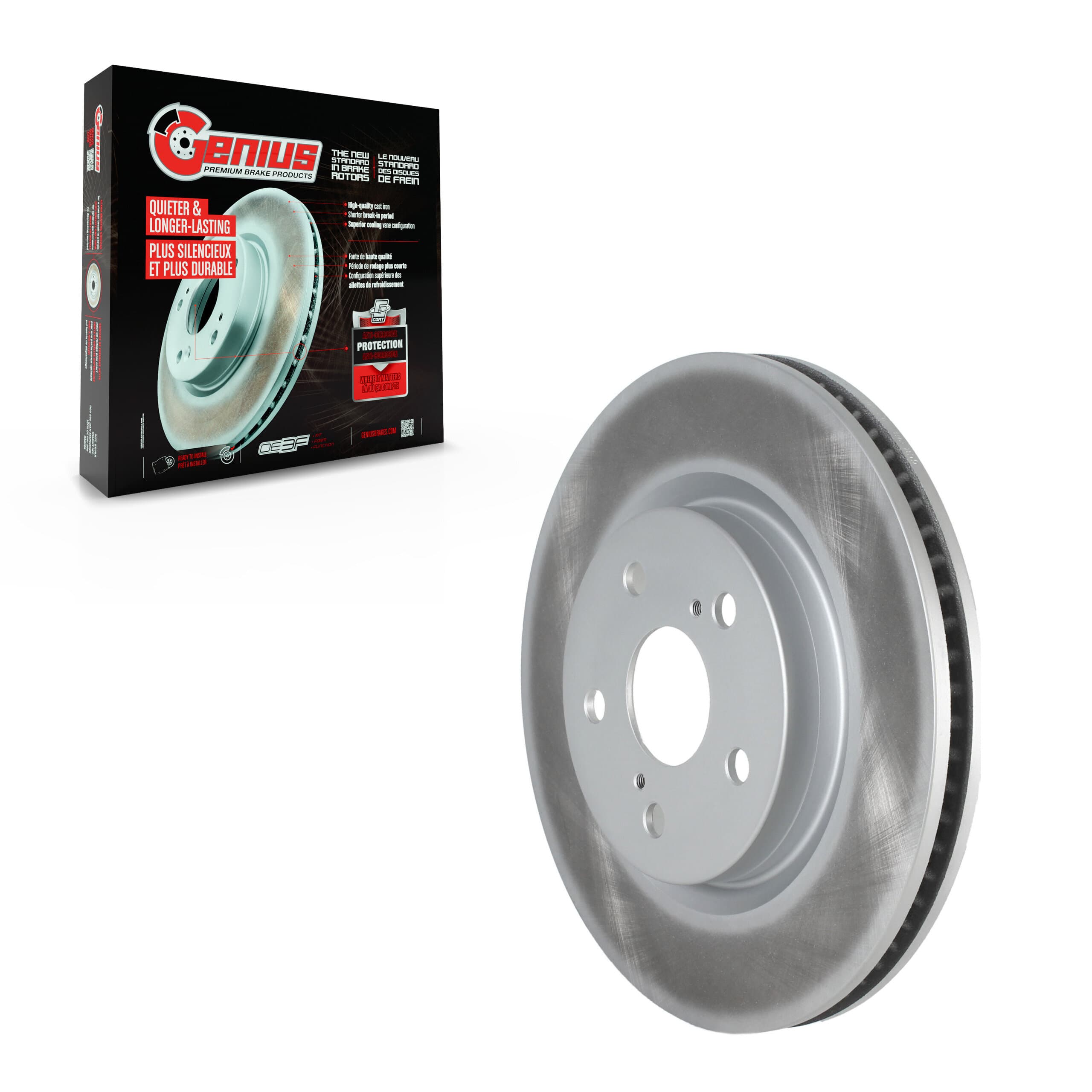 Genius - GCR-982292 - Front Disc Brake Rotor image 1