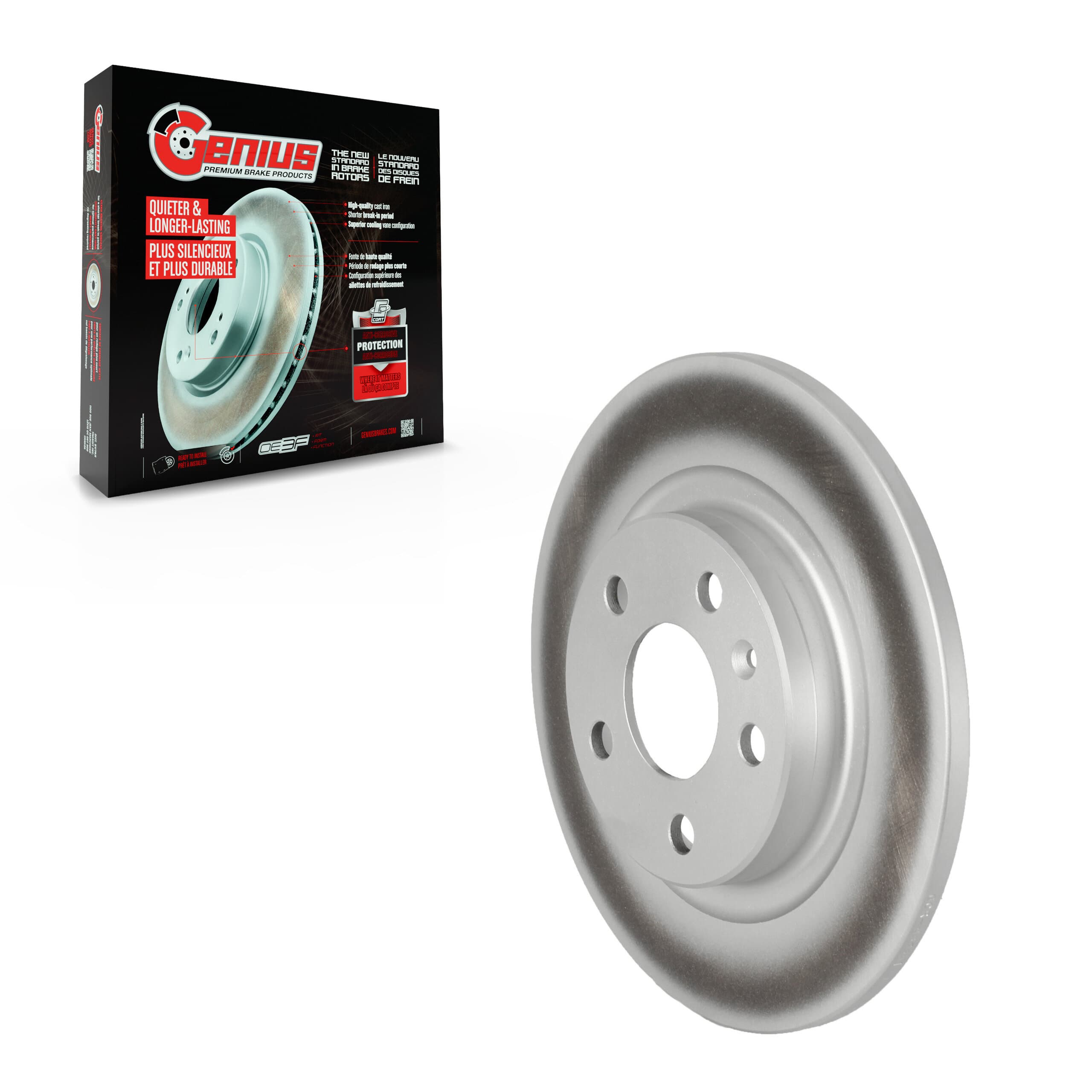 Genius - GCR-982581 - Rear Disc Brake Rotor image 1