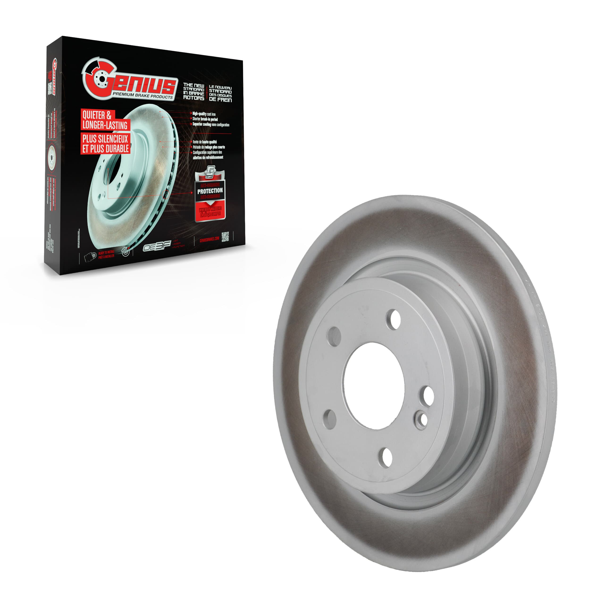 Genius - GCR-982605 - Rear Disc Brake Rotor image 1