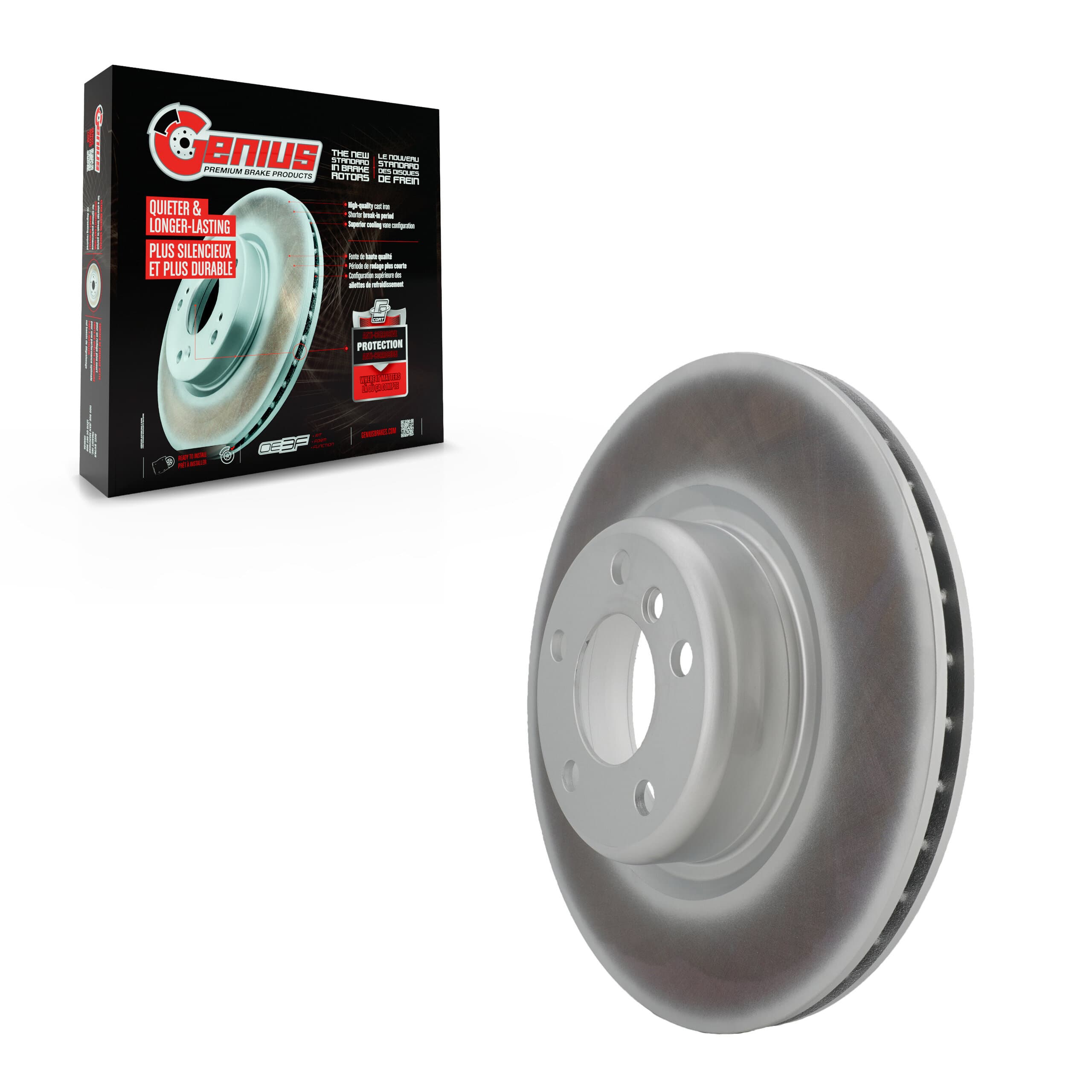 Genius - GCR-G8167 - Rear Disc Brake Rotor image 1