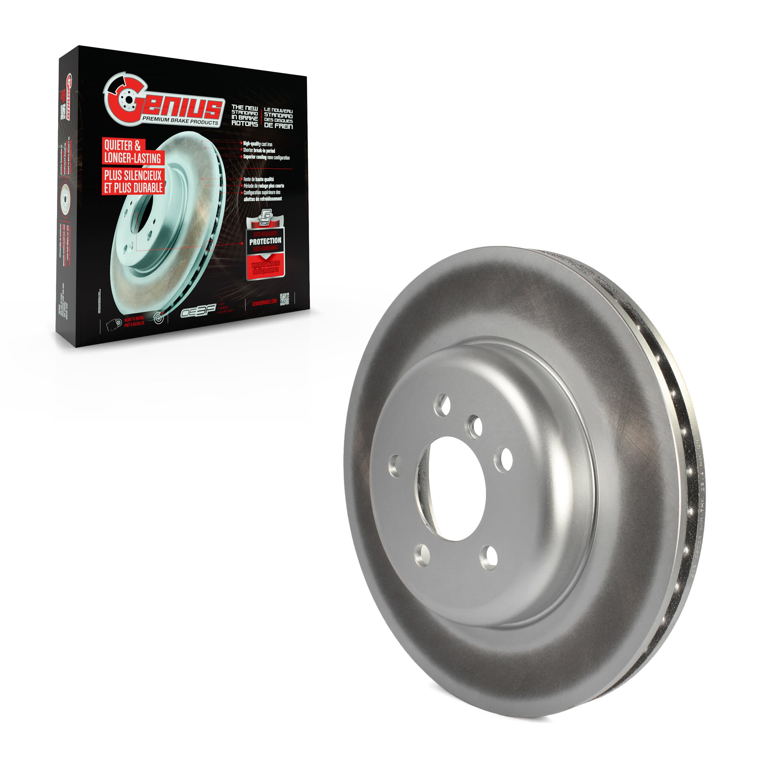 Genius - GCR-G8221 - Front Disc Brake Rotor image 1