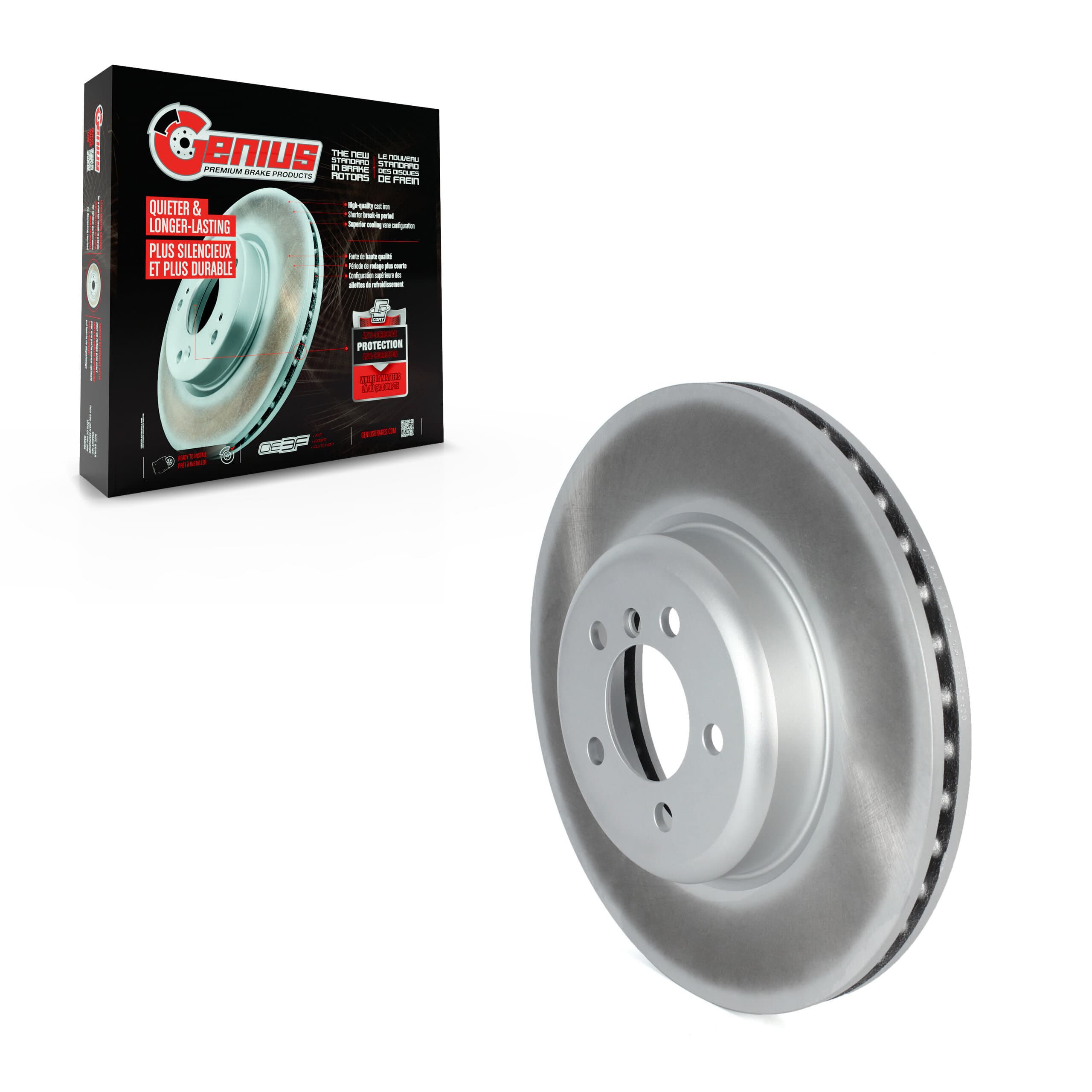 Genius - GCR-G8251 - Front Disc Brake Rotor image 1