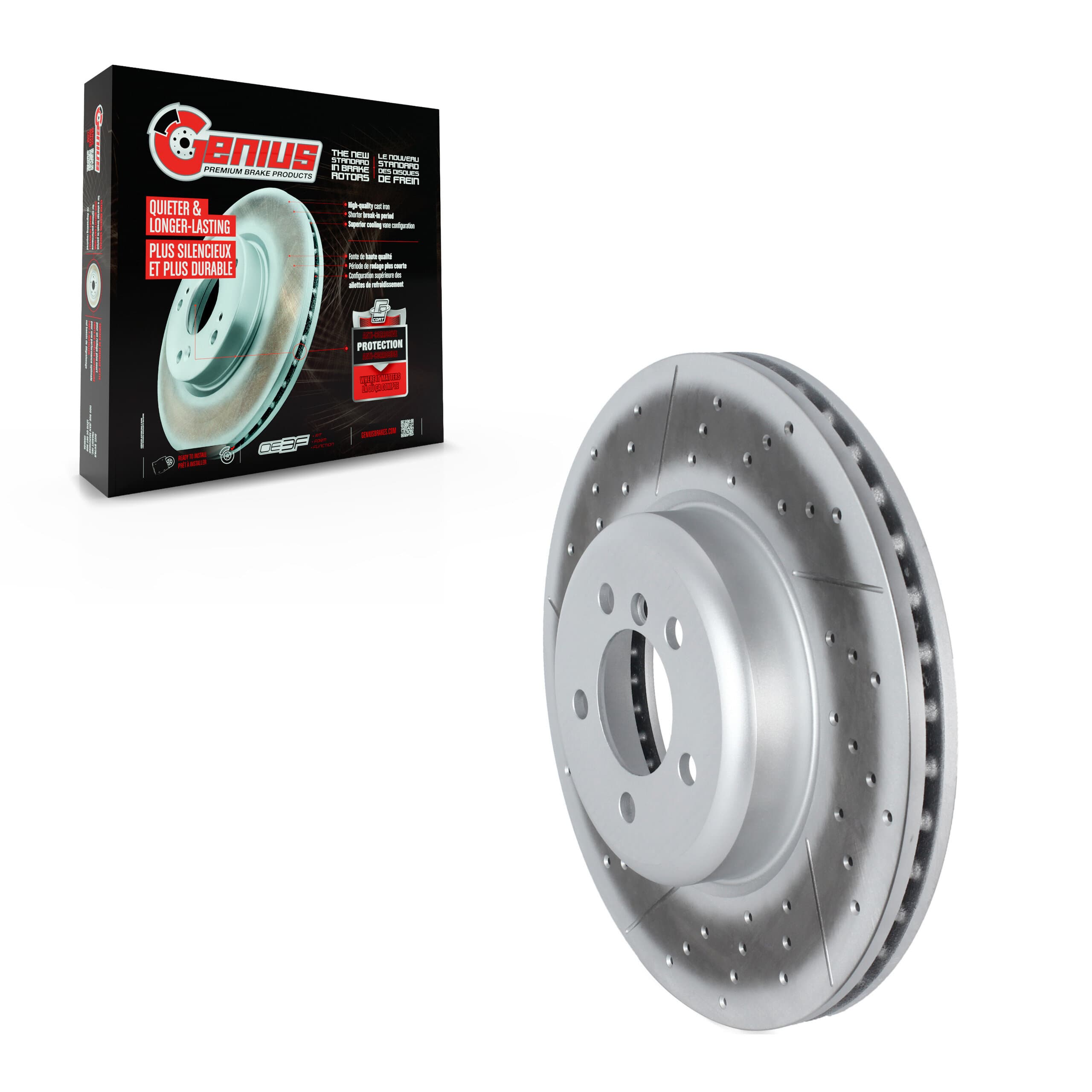 Genius - GCR-G8251OE - Front Disc Brake Rotor image 1