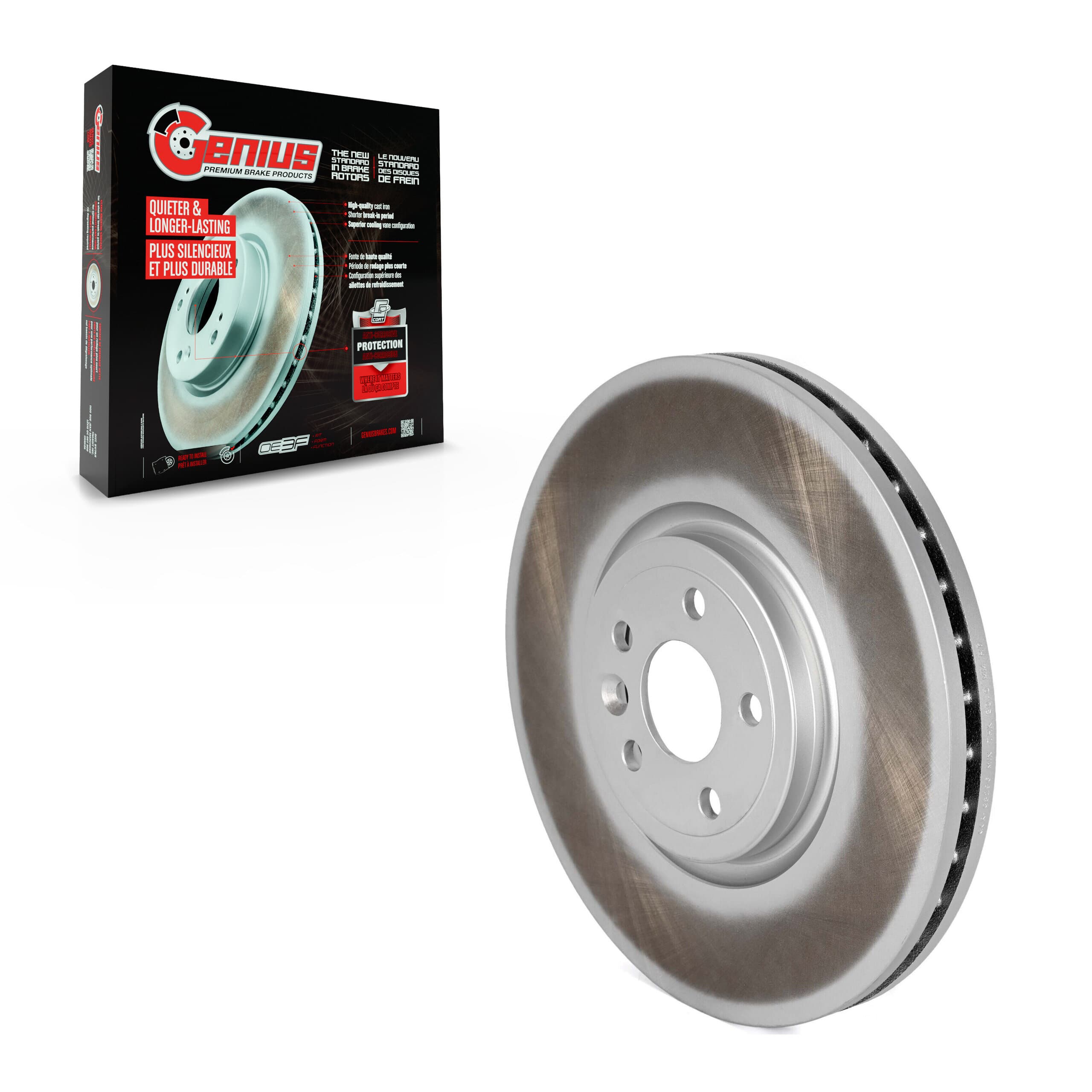 Genius - GCR-G8296 - Front Disc Brake Rotor image 1