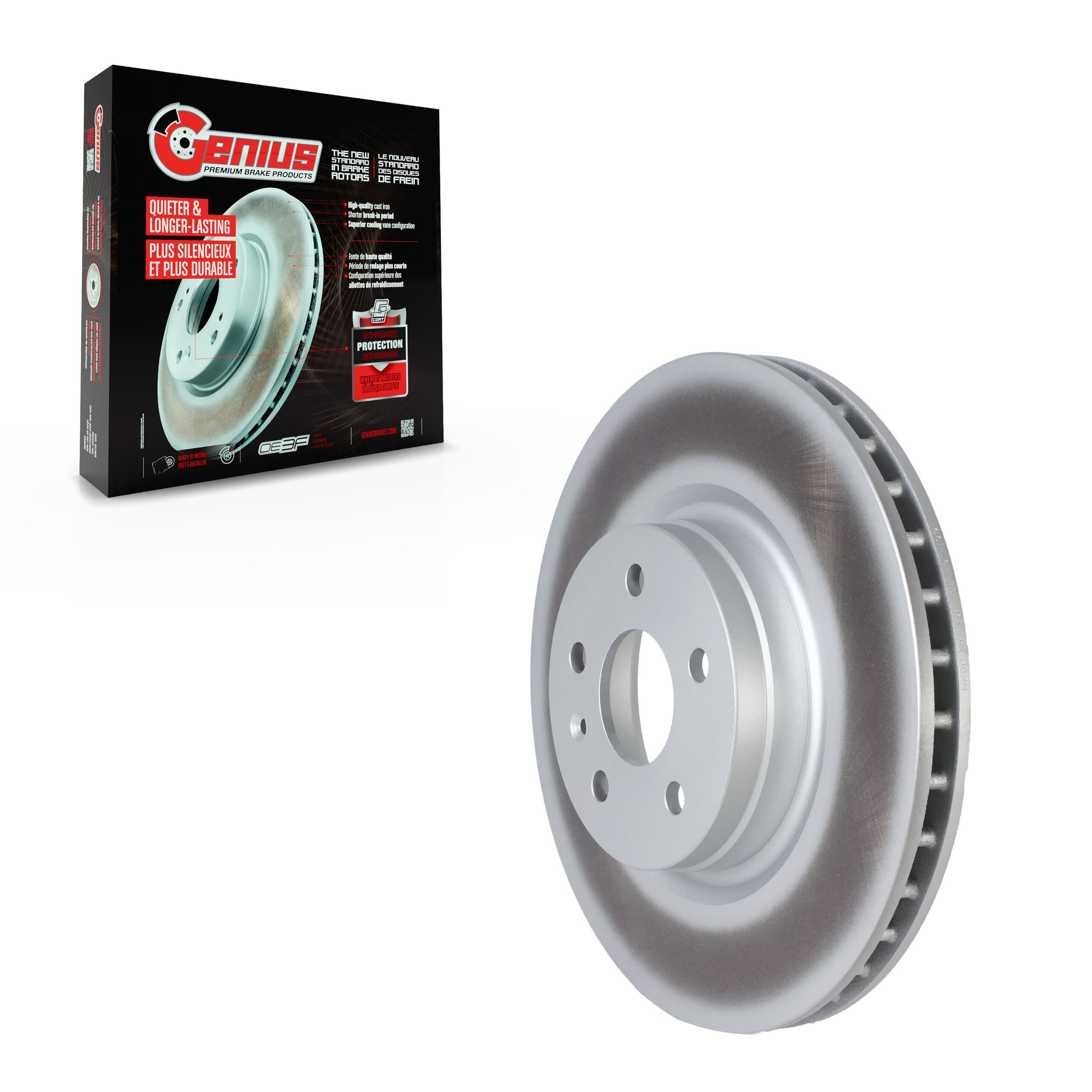 Genius - GCR-G8336 - Front Disc Brake Rotor image 1