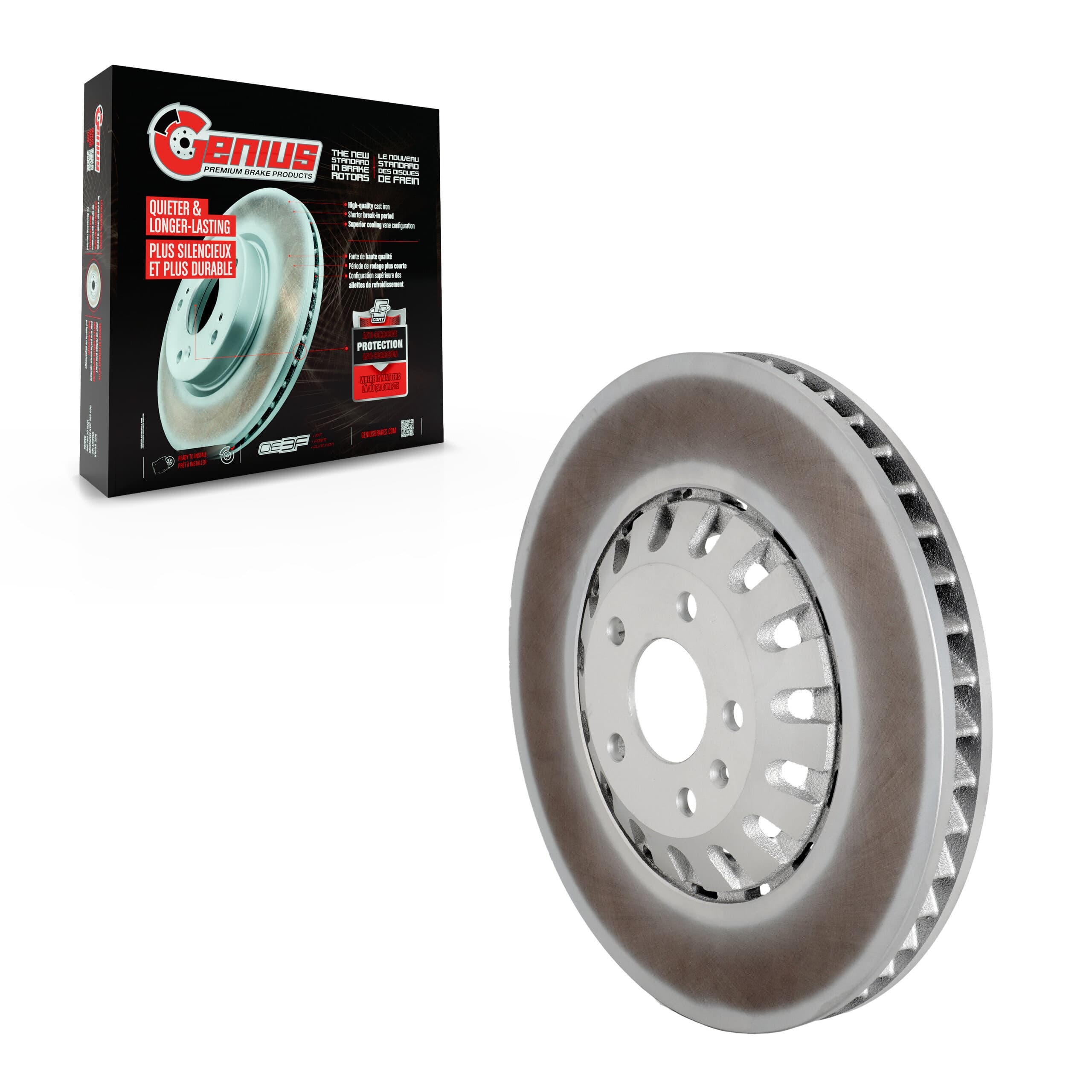 Genius - GCR-G8348 - Front Disc Brake Rotor image 1