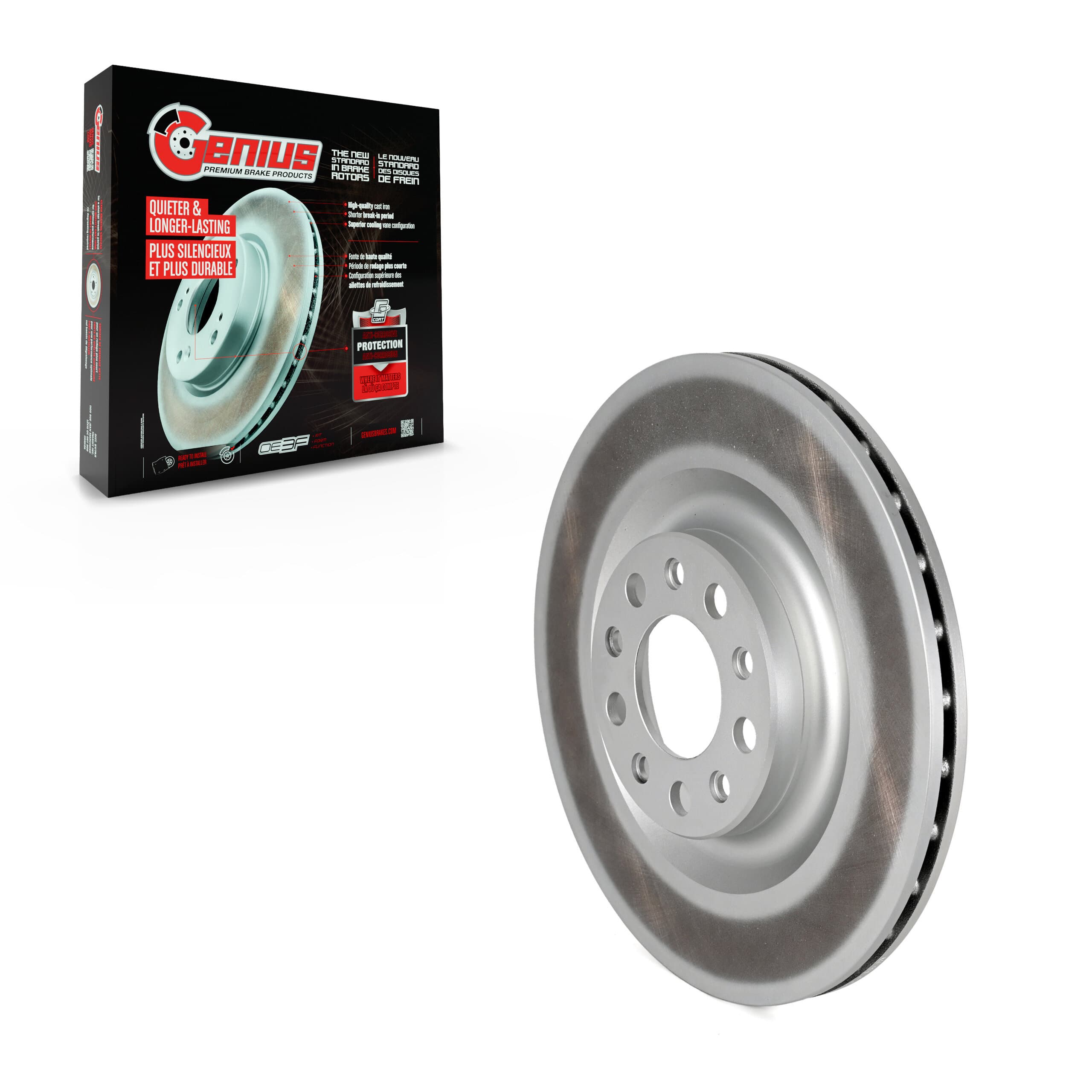 Genius - GCR-G8404 - Rear Disc Brake Rotor image 1