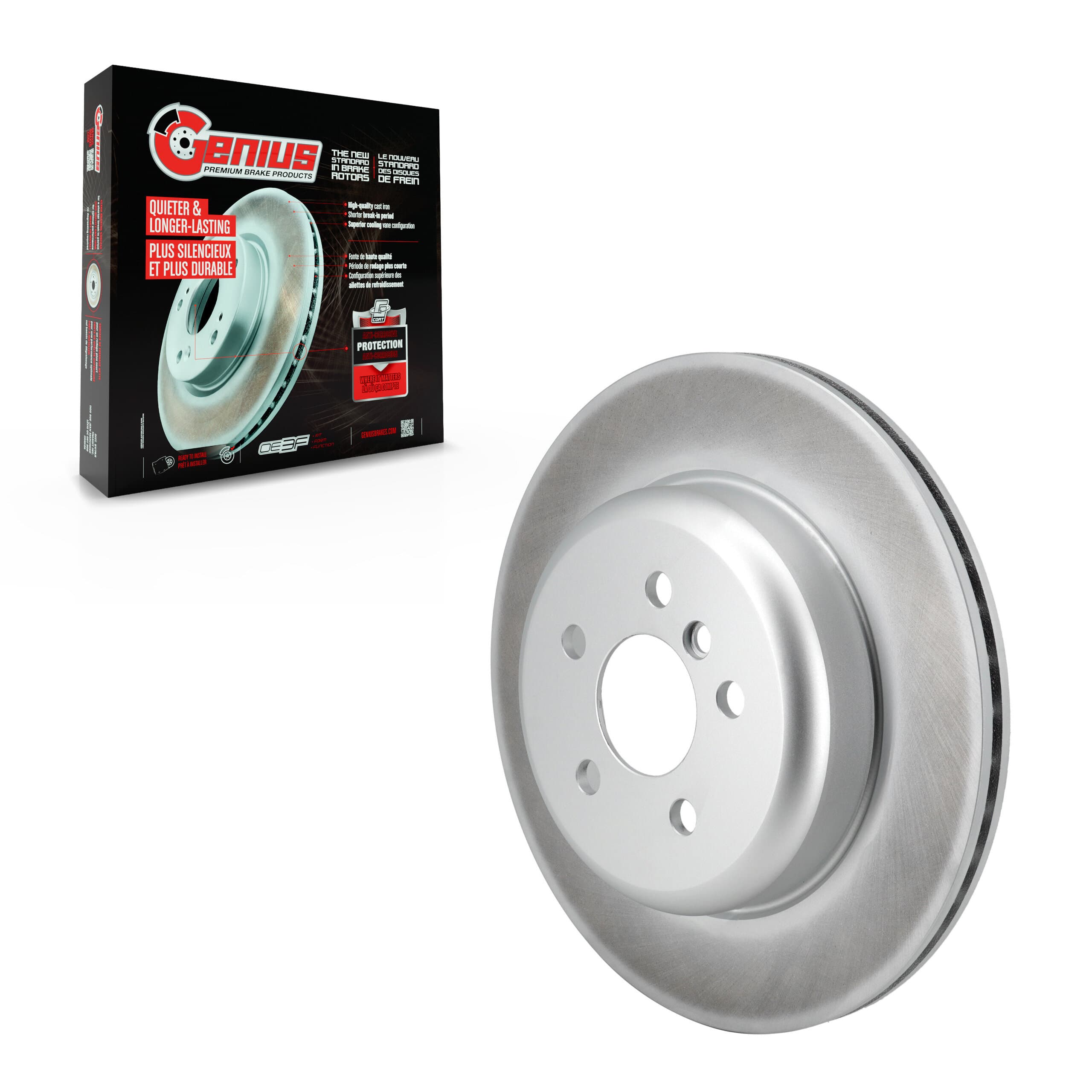 Genius - GCR-G8429 - Rear Left Disc Brake Rotor image 1