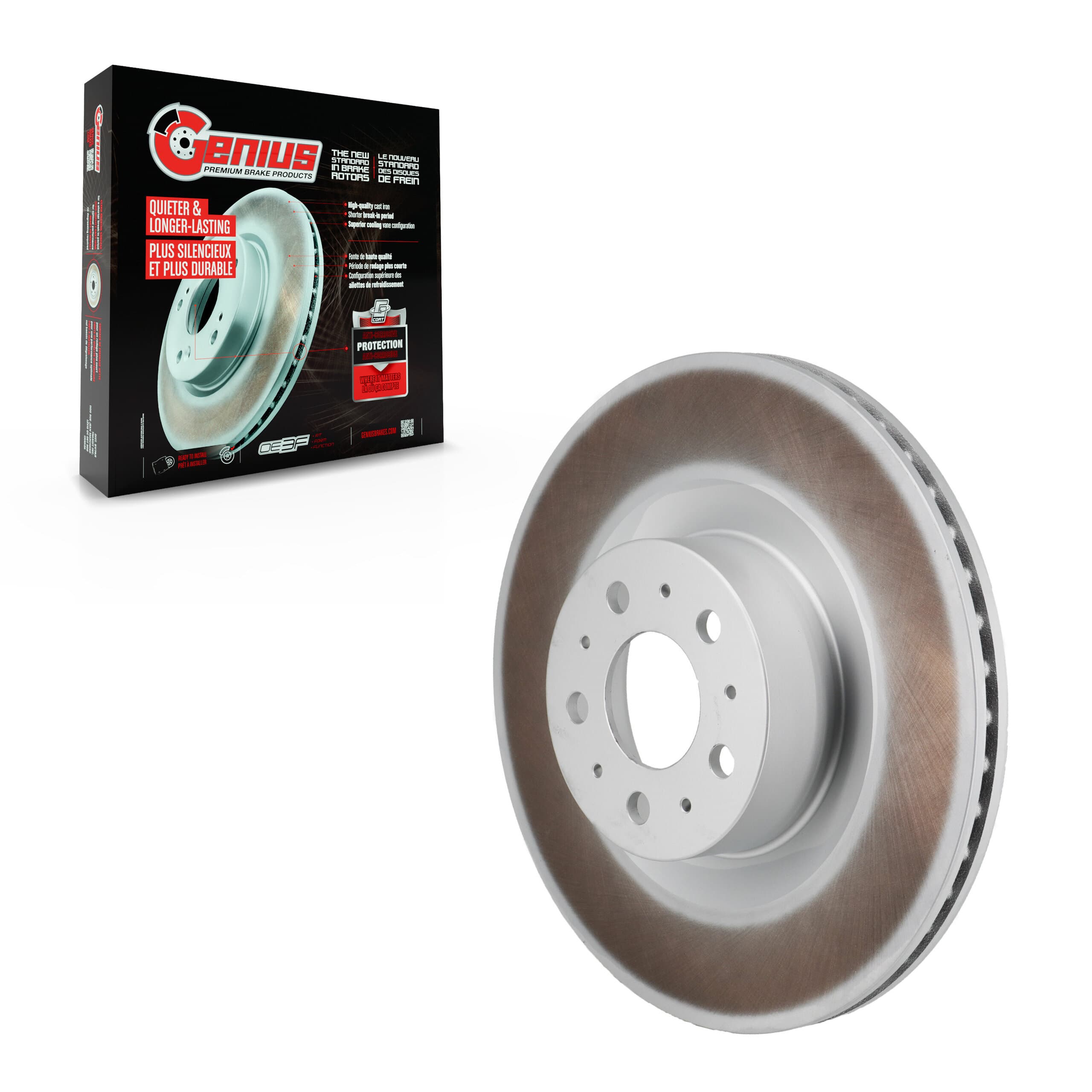 Genius - GCR-G8442 - Rear Disc Brake Rotor image 1