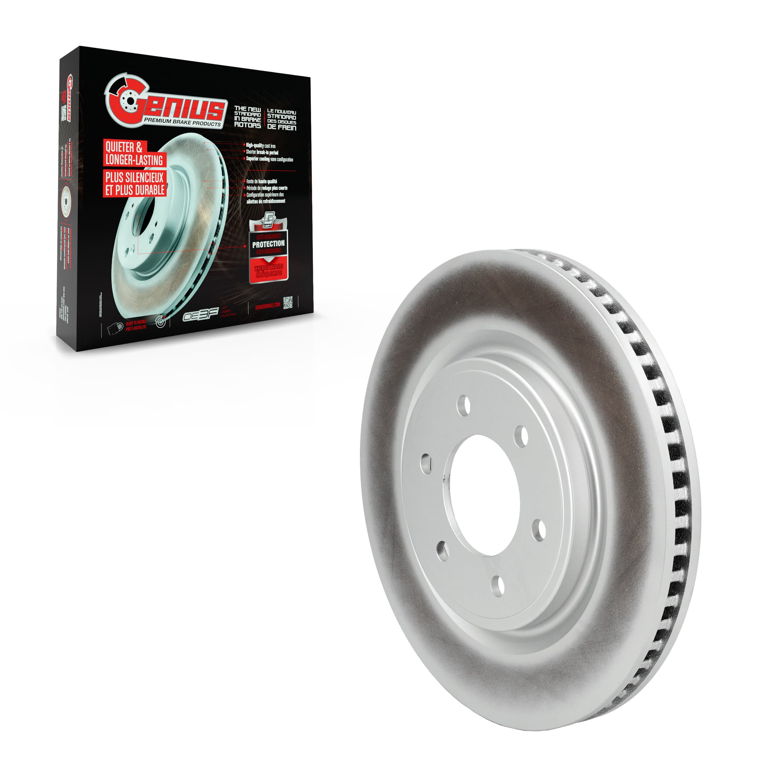 Genius - GCR-G8446 - Front Disc Brake Rotor image 1