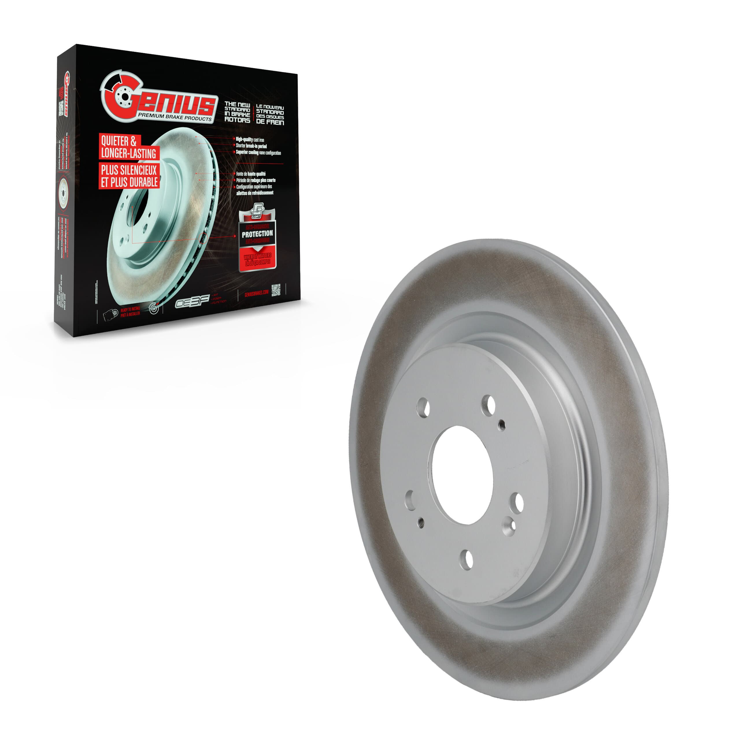 Genius - GCR-G8461 - Rear Disc Brake Rotor image 1