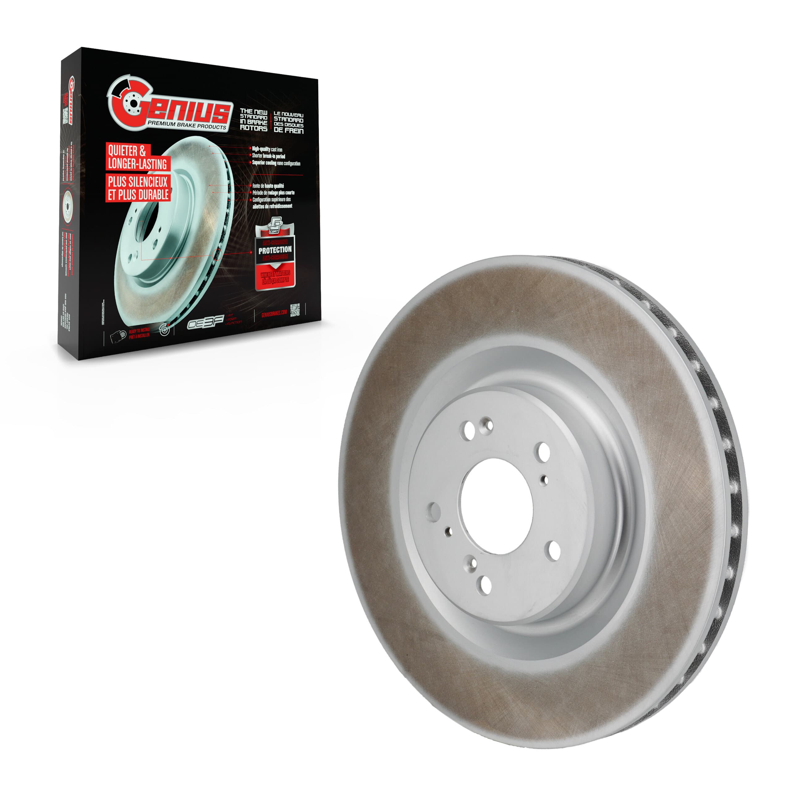 Genius - GCR-G8462 - Front Disc Brake Rotor image 1