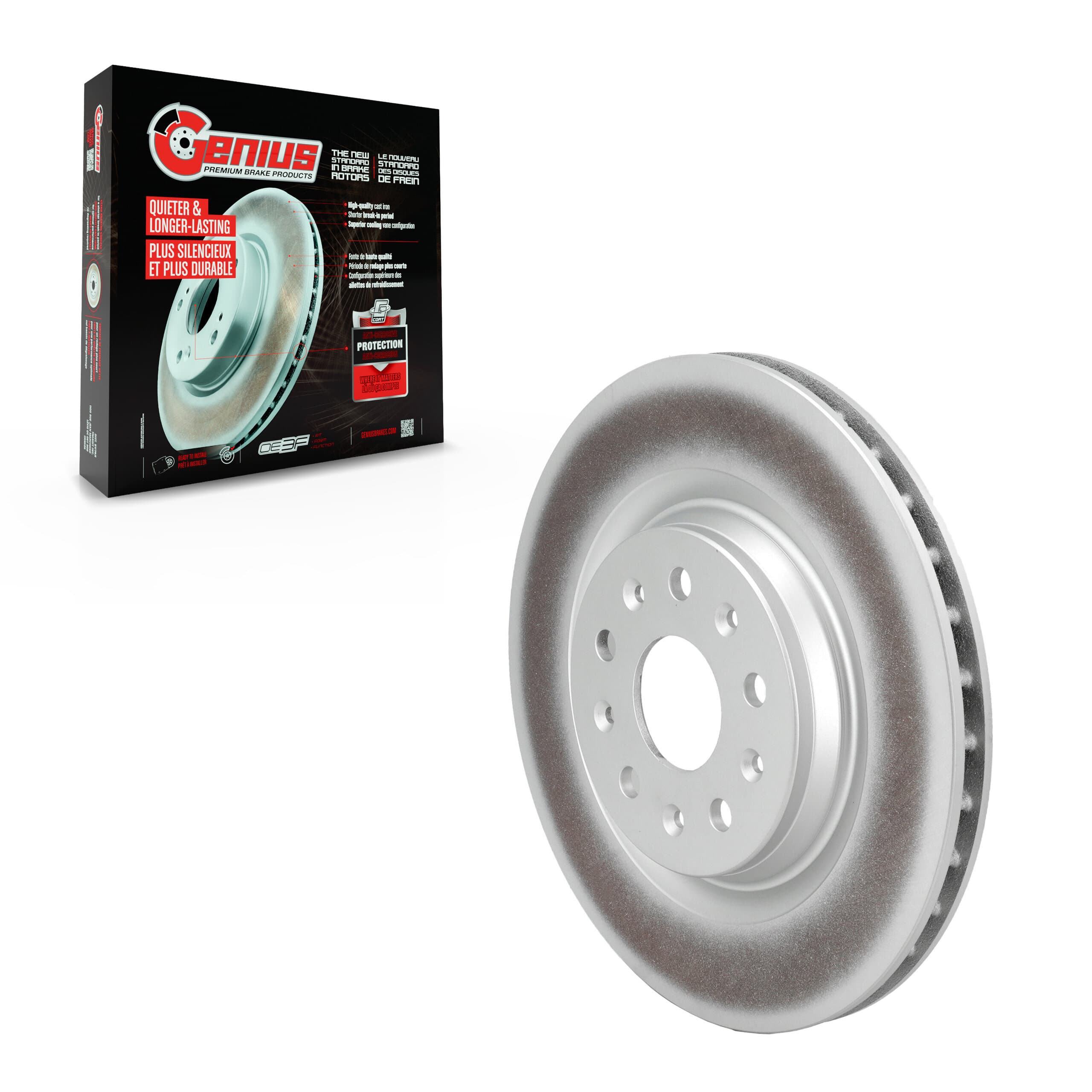 Genius - GCR-G8481 - Rear Disc Brake Rotor image 1