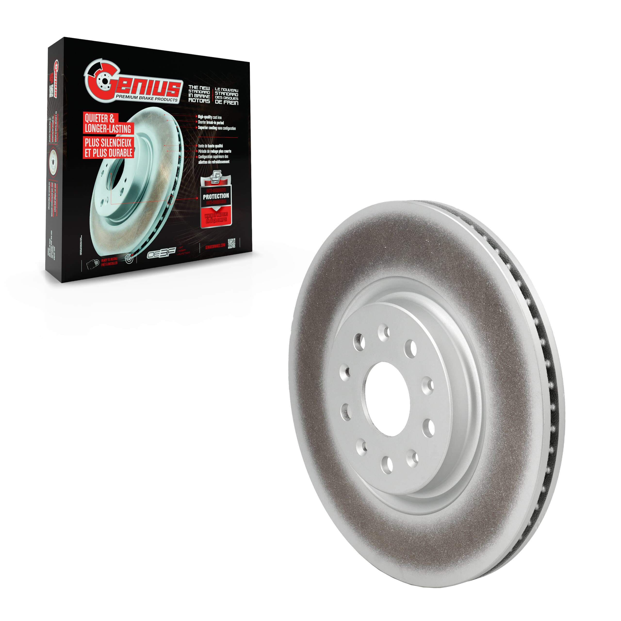 Genius - GCR-G8482 - Rear Disc Brake Rotor image 1